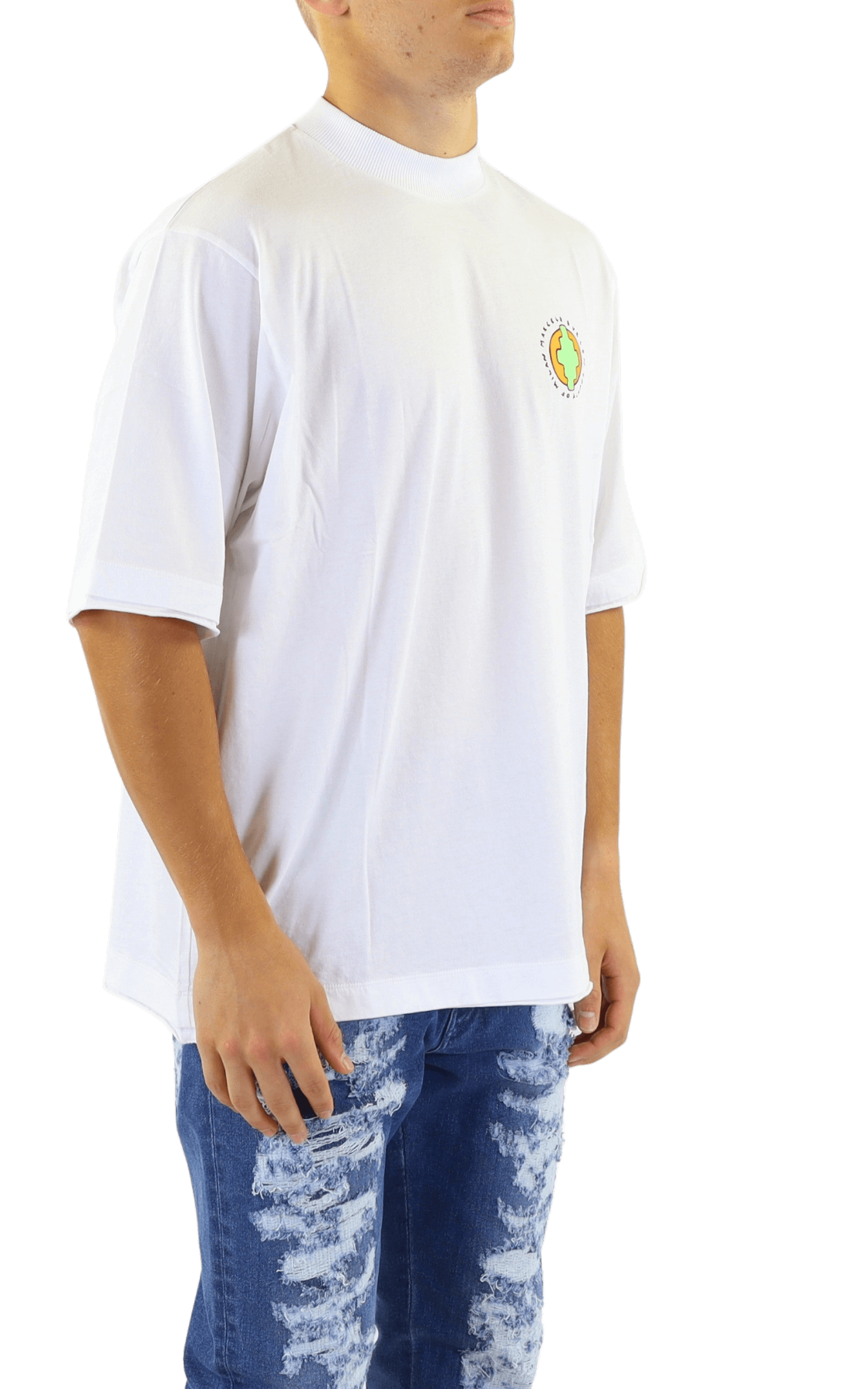 Heren Sunset Bird Dbl Hem Over Tee