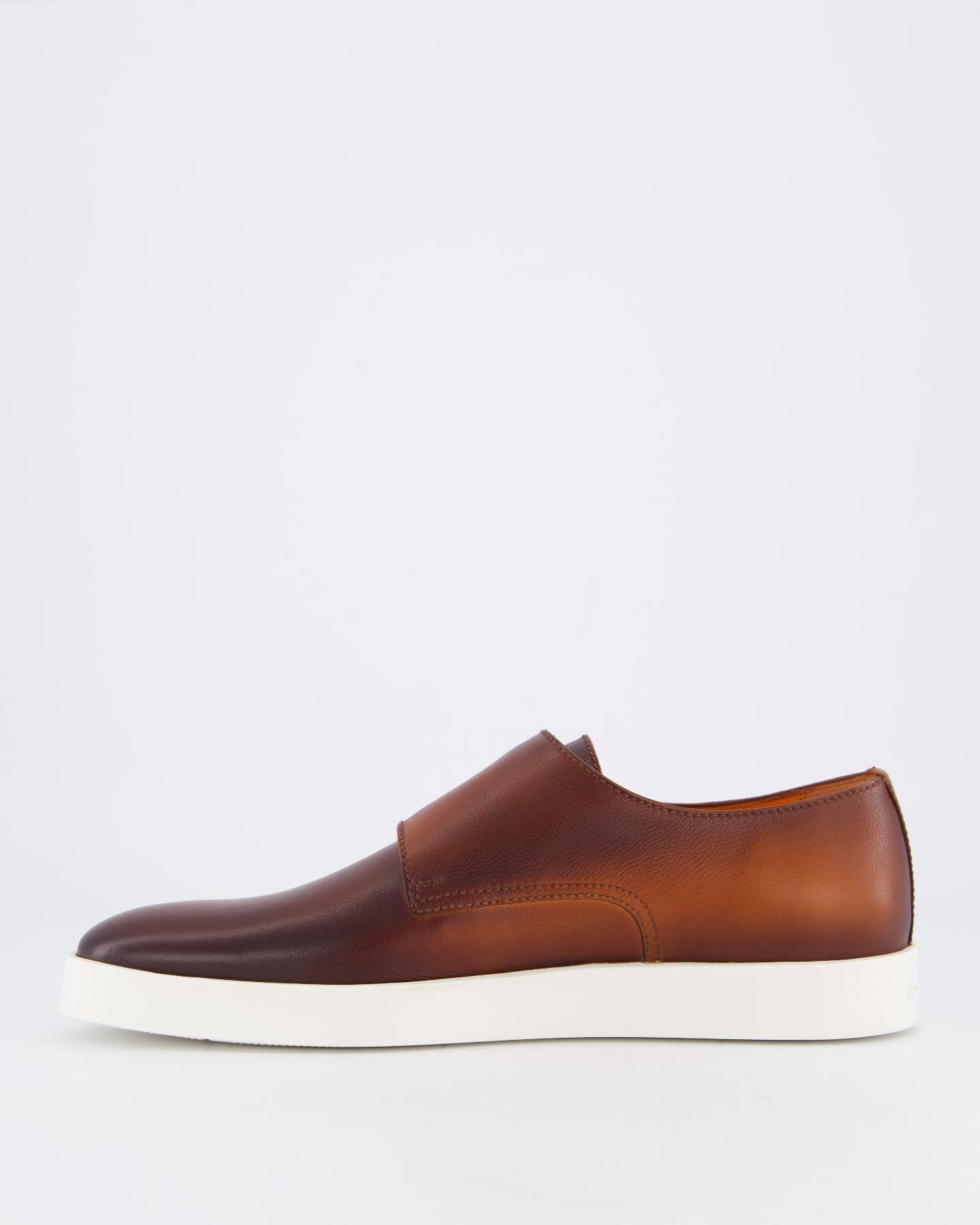 Santoni Heren Bankable Loafer Beige - Eleganza.nl