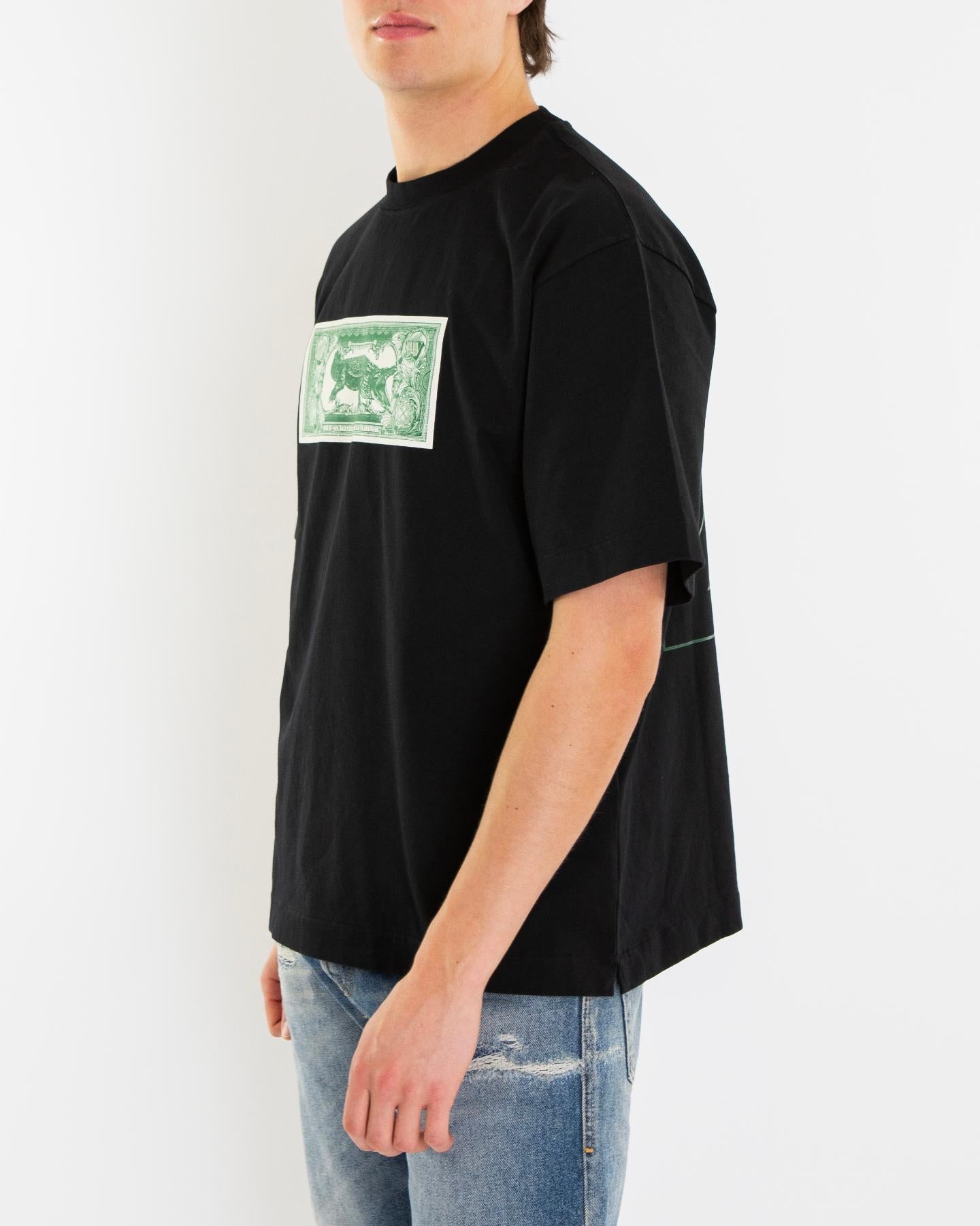 Heren Banknote Arrow T-Shirt Zwart