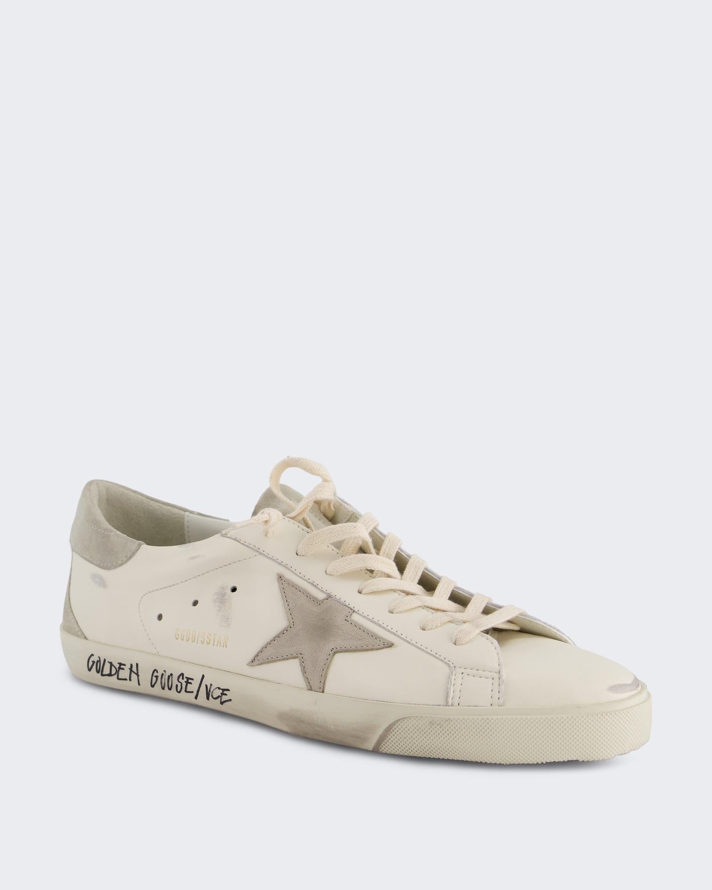 Heren Super-Star Sneaker Wit/Grijs