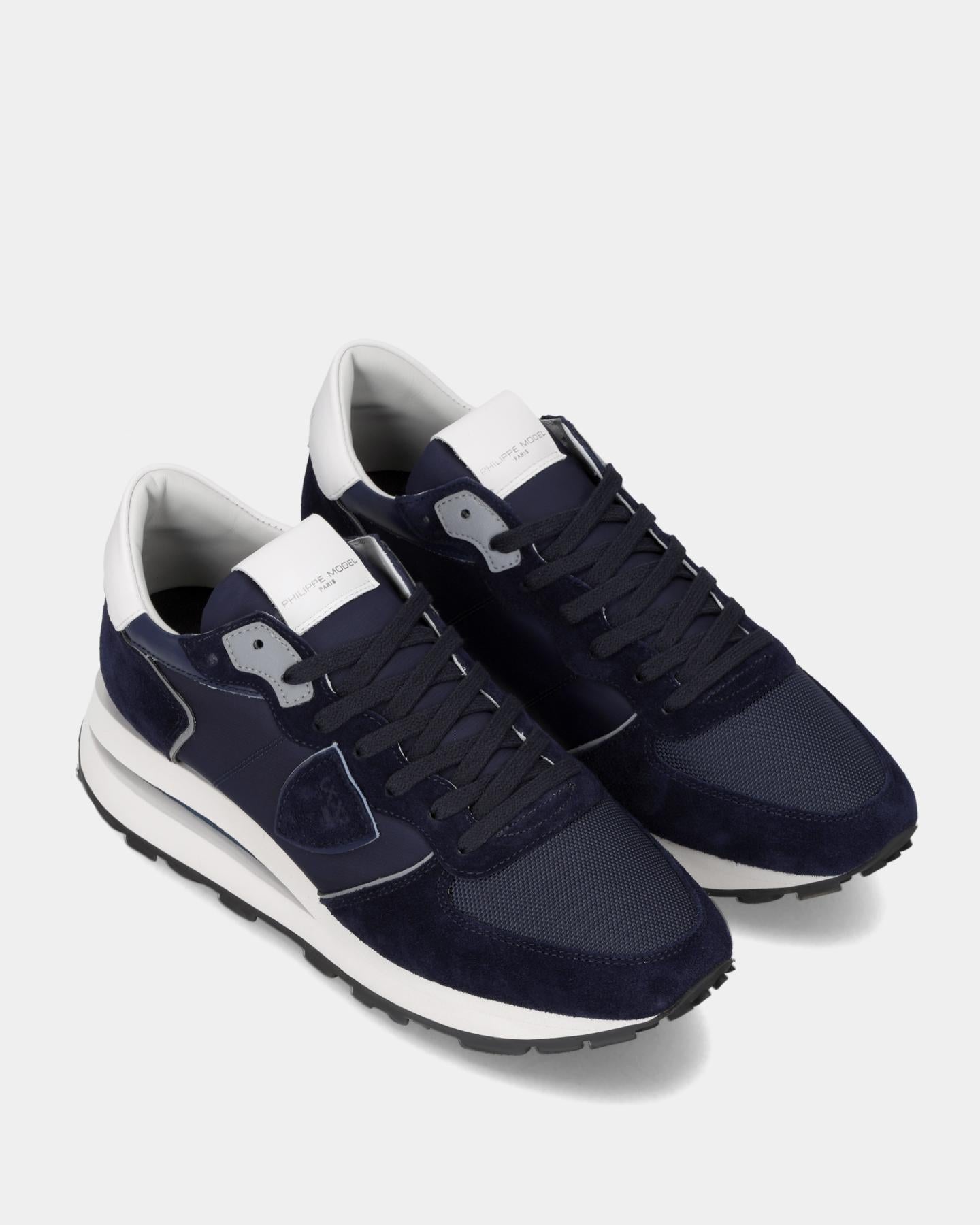 Heren Tropez Haute Sneaker Blauw