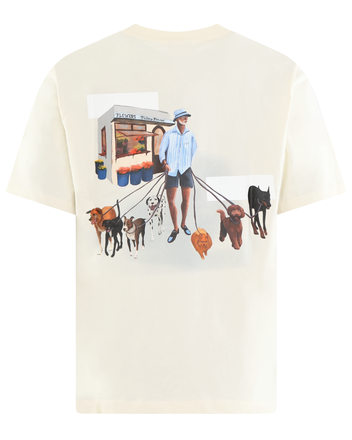 Heren T-Shirt Dog Walker