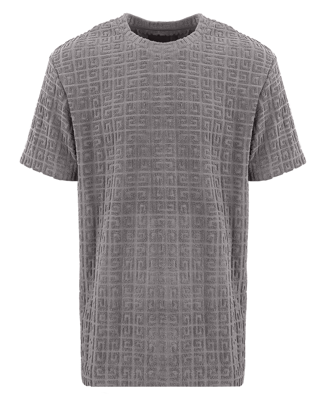 Givenchy Heren 4G Towelling Cotton Grijs T-shirt