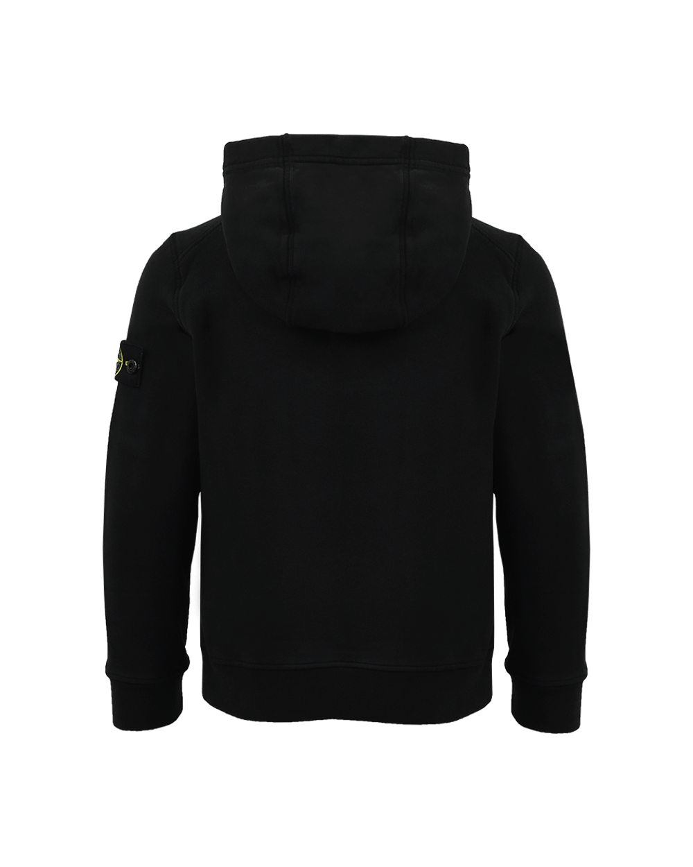 Kids Logo-Patch Hoodie Zwart