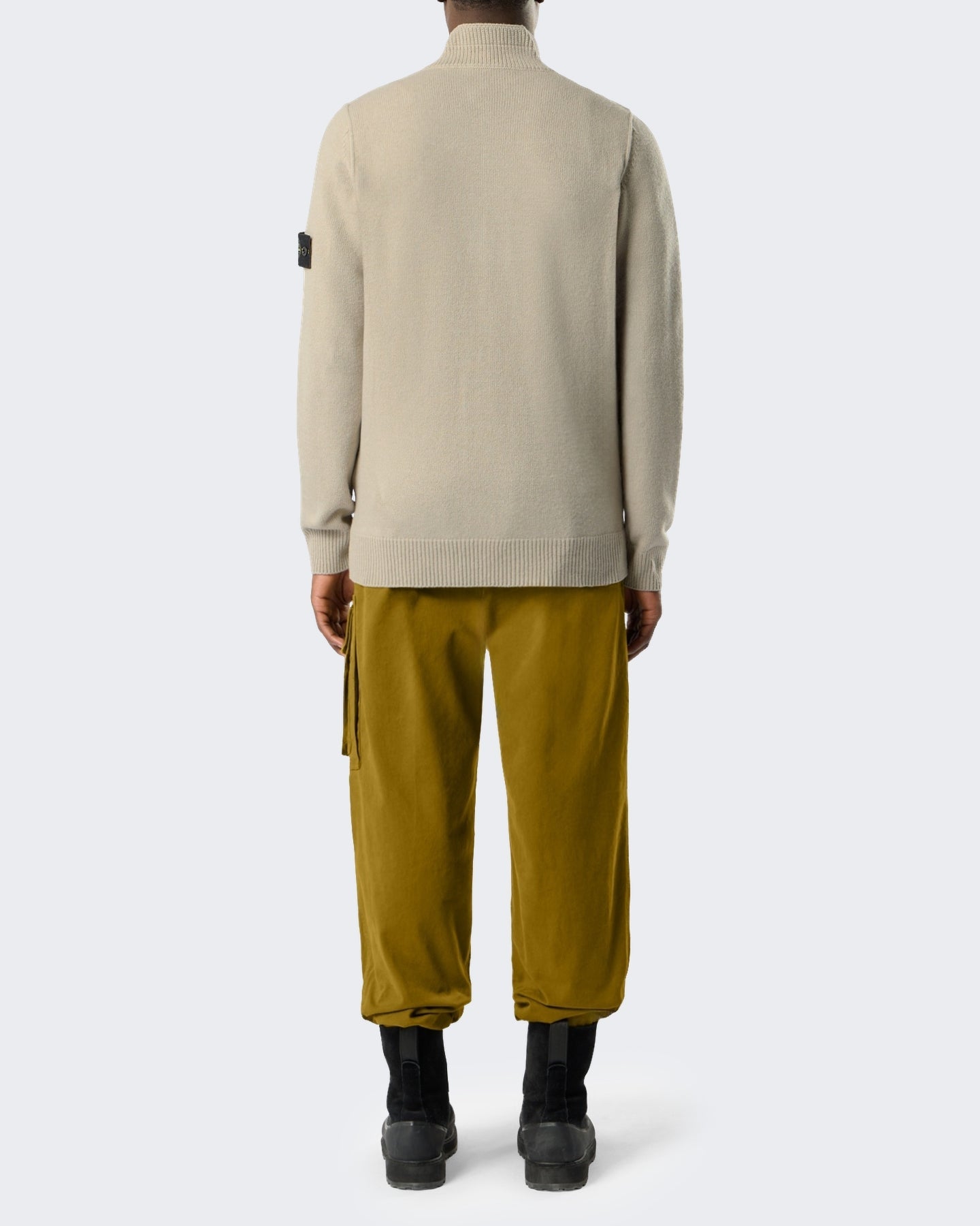 Stone Island Heren Ls Polo-Beige-V0095 Beige - Eleganza.nl