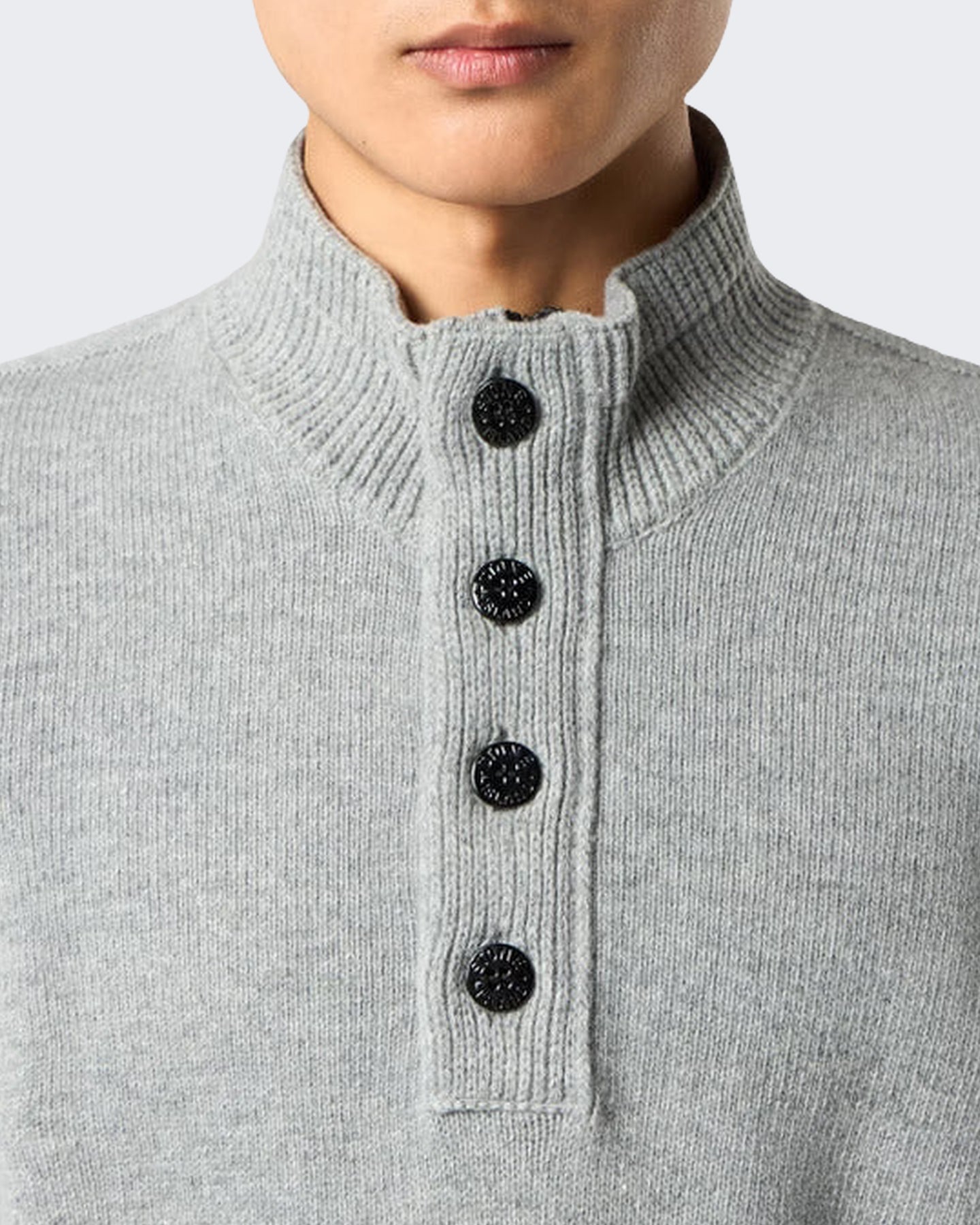 Stone Island Heren Ls Polo-Lead Grey-V0m62 Grijs - Eleganza.nl
