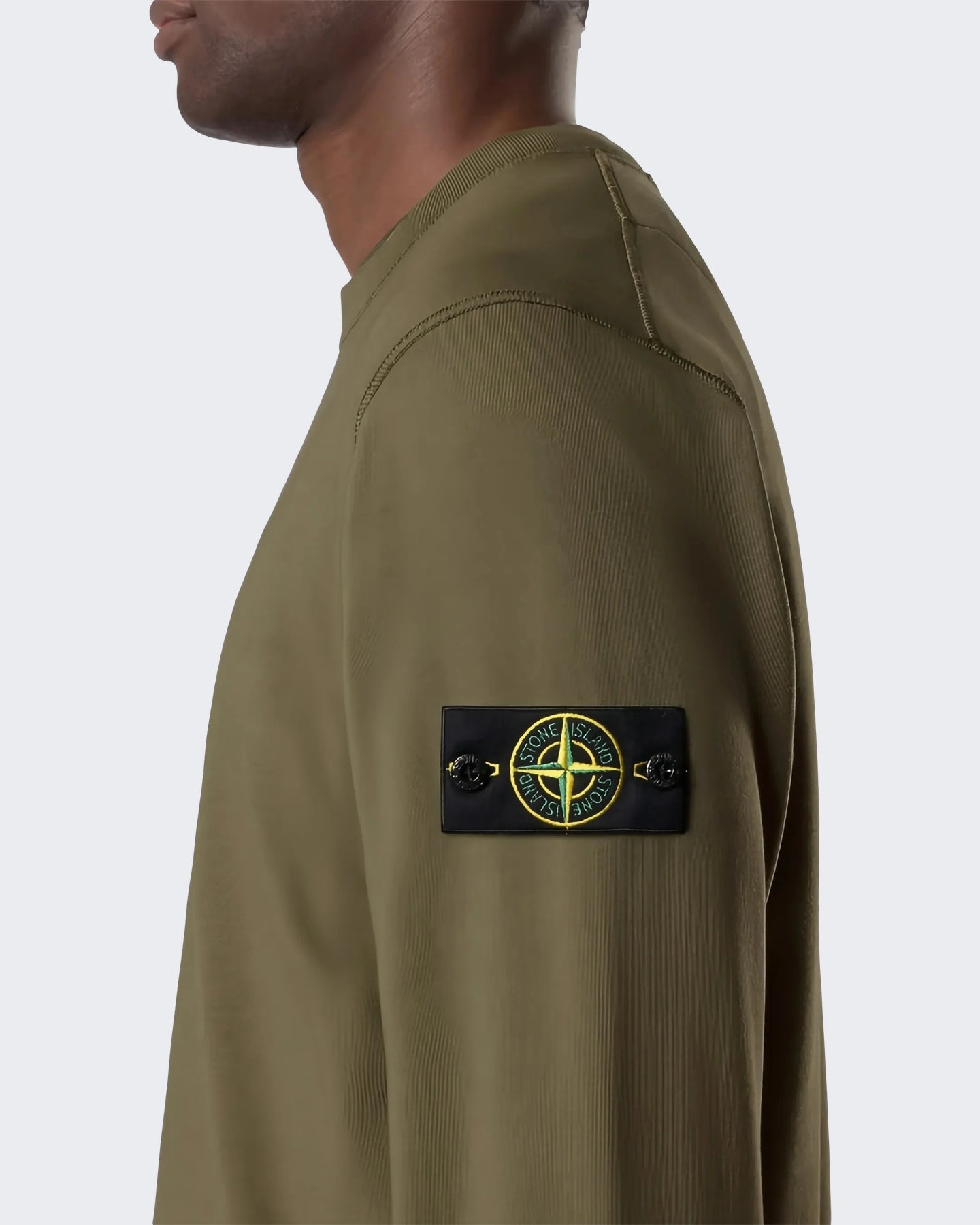 Stone Island Heren Sweater met ronde hals Groen - Eleganza.nl