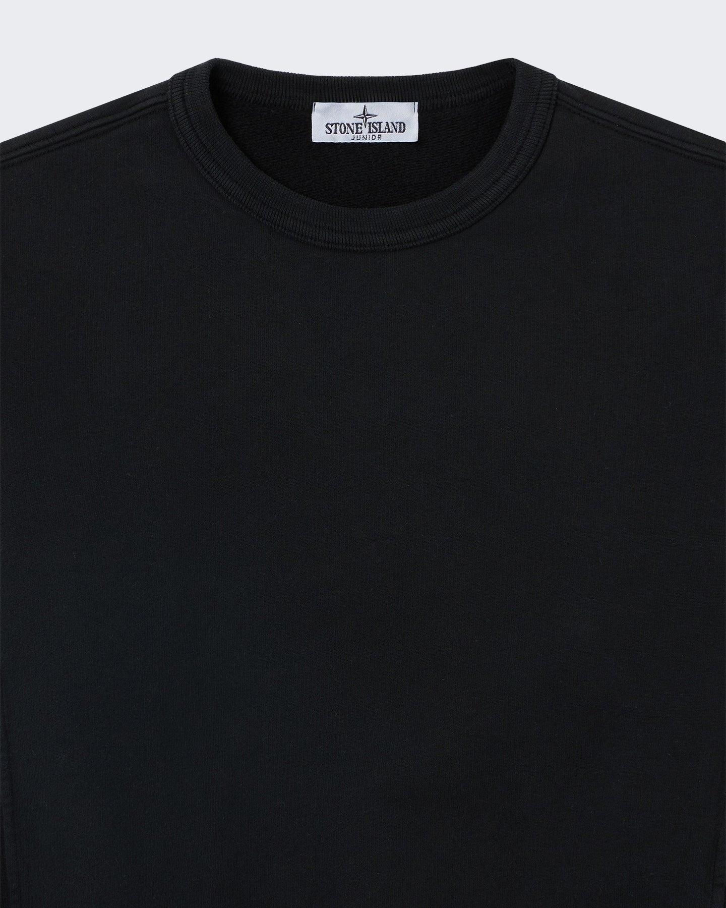 Stone Island Kids Sweatshirt met ronde hals zwart - Eleganza.nl