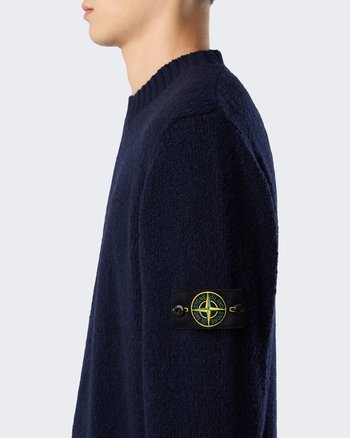 Stone Island Stone Island Heren Logo patch Sweater Blauw - Eleganza.nl