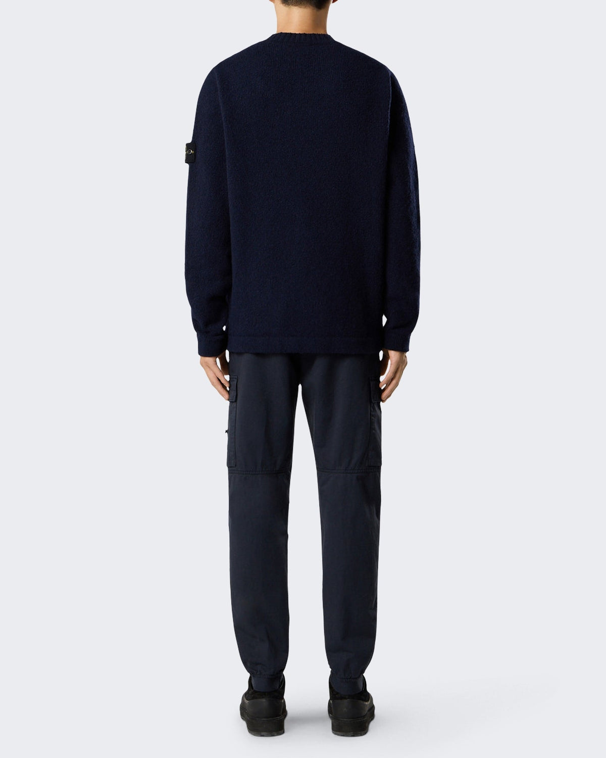 Stone Island Stone Island Heren Logo patch Sweater Blauw - Eleganza.nl