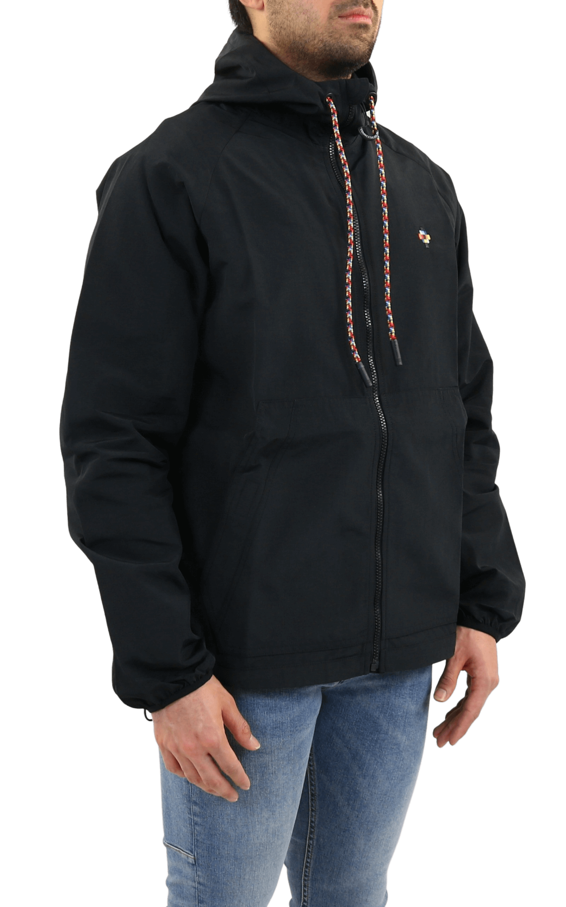 Heren Colourful Cross Nylon Windbre