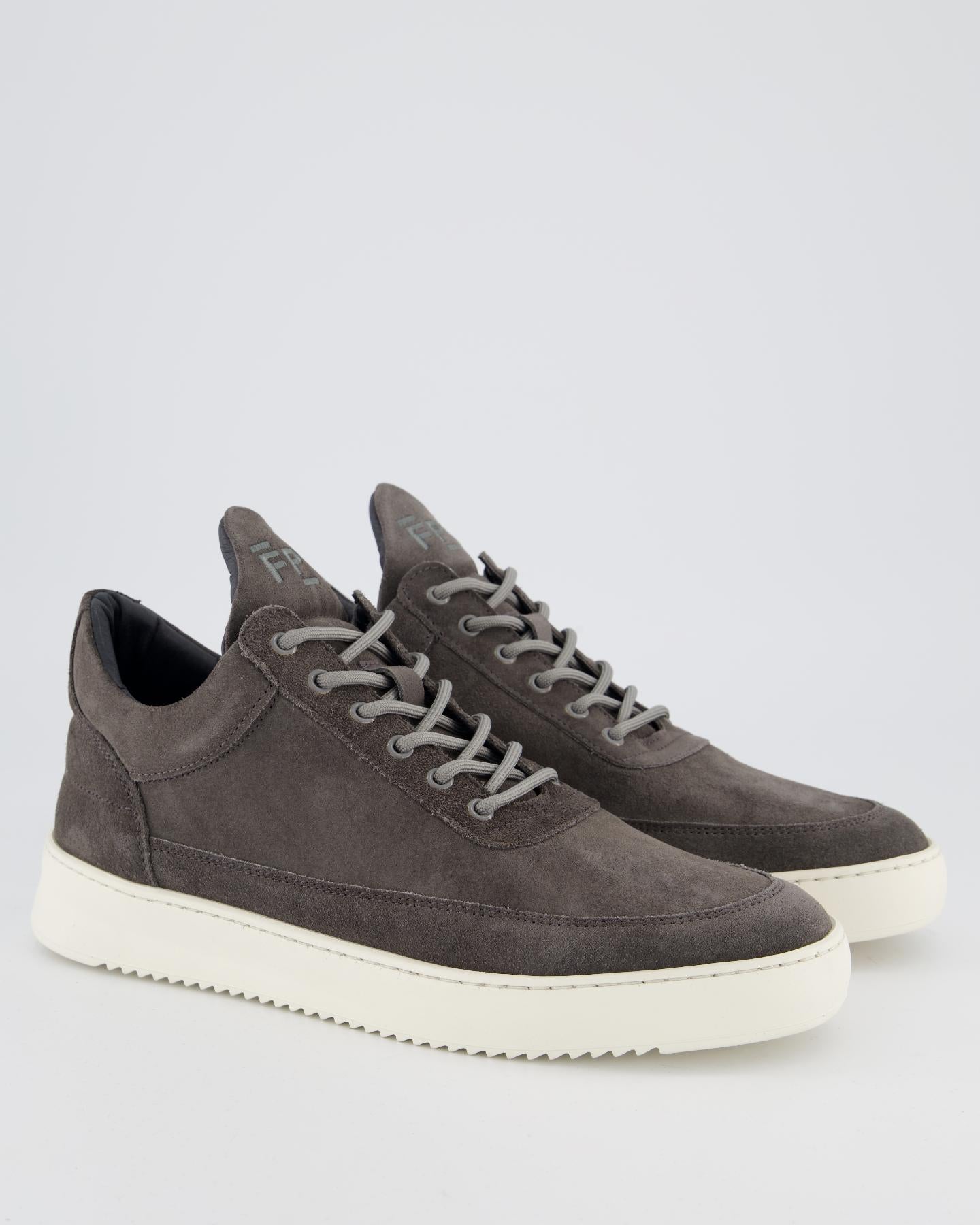 Heren Low Top Suede Grijs