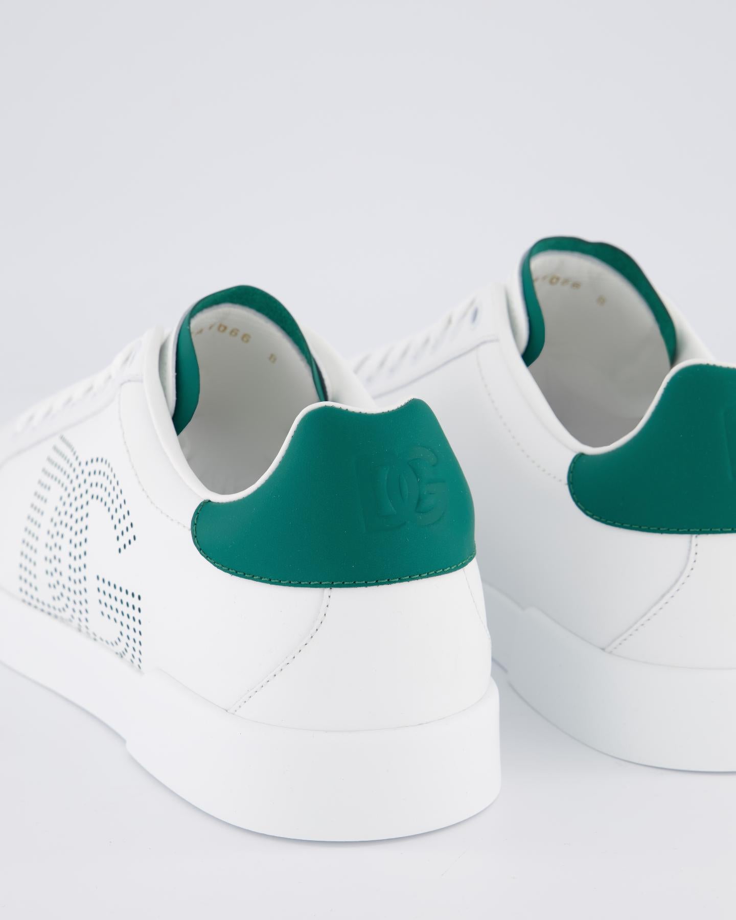 Heren Portofino Sneaker Wit/Groen