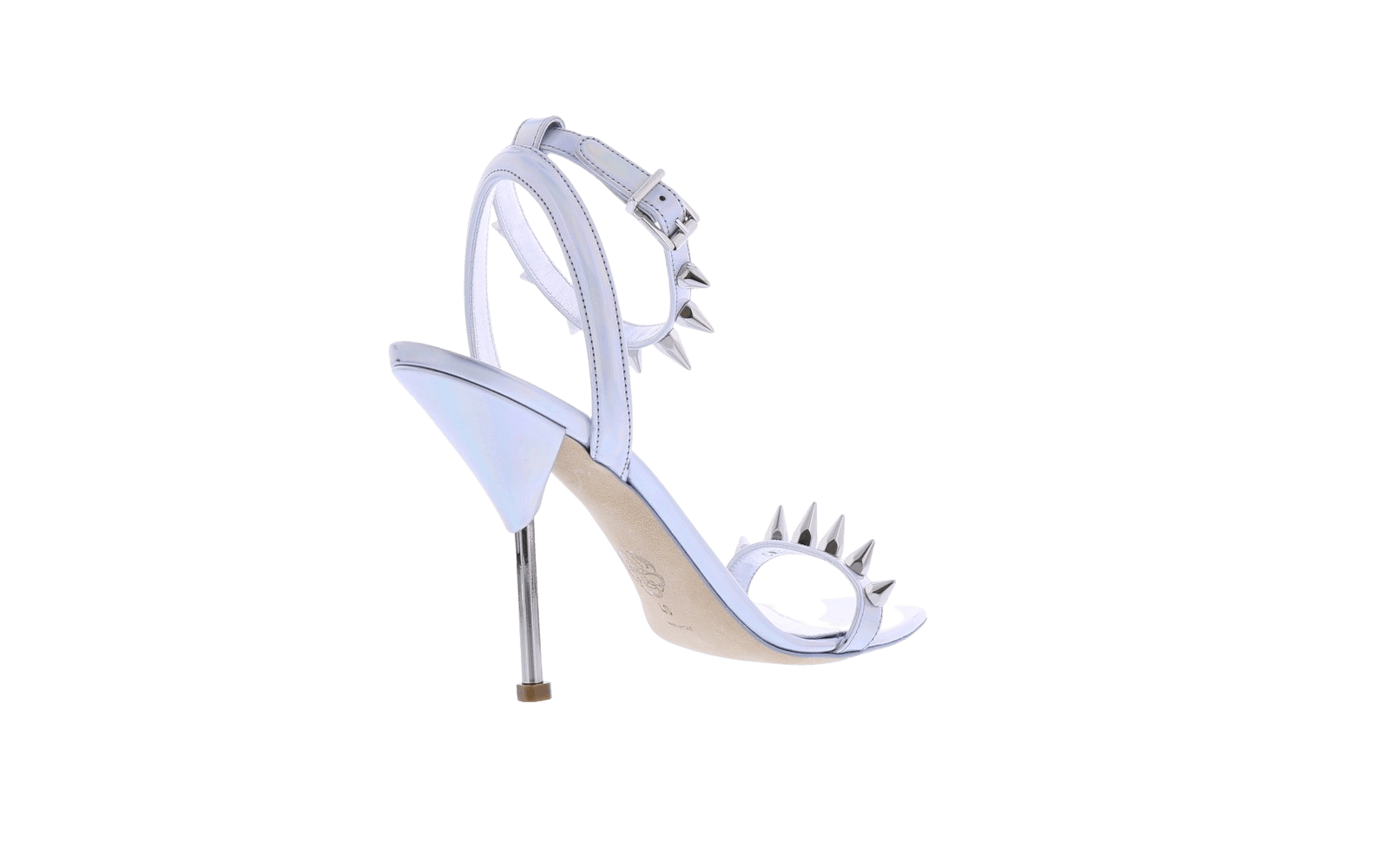 Dames Spike Sandal Silver