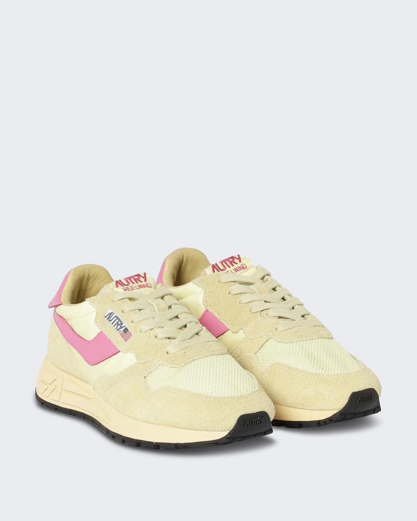 Dames Reelwind Sneaker Geel/Roze