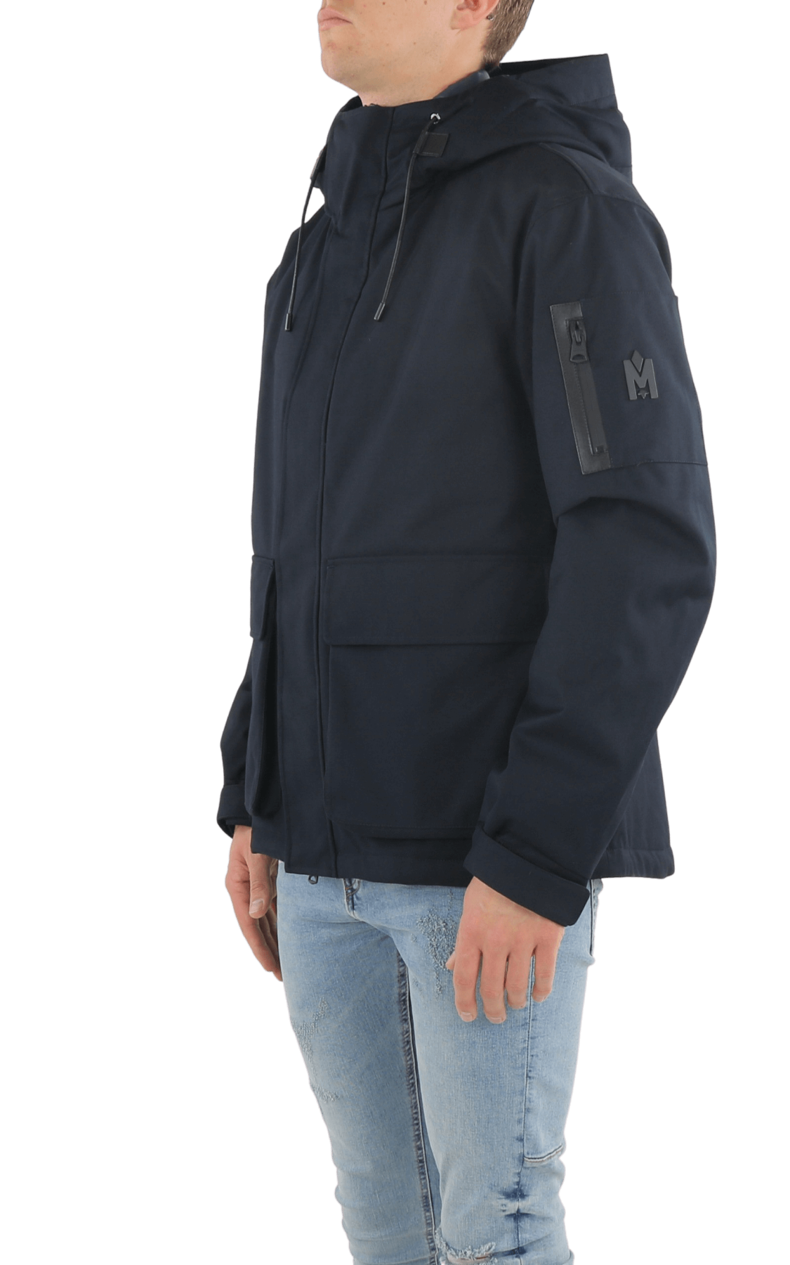 Heren Mens Hooded Light Down Jacket