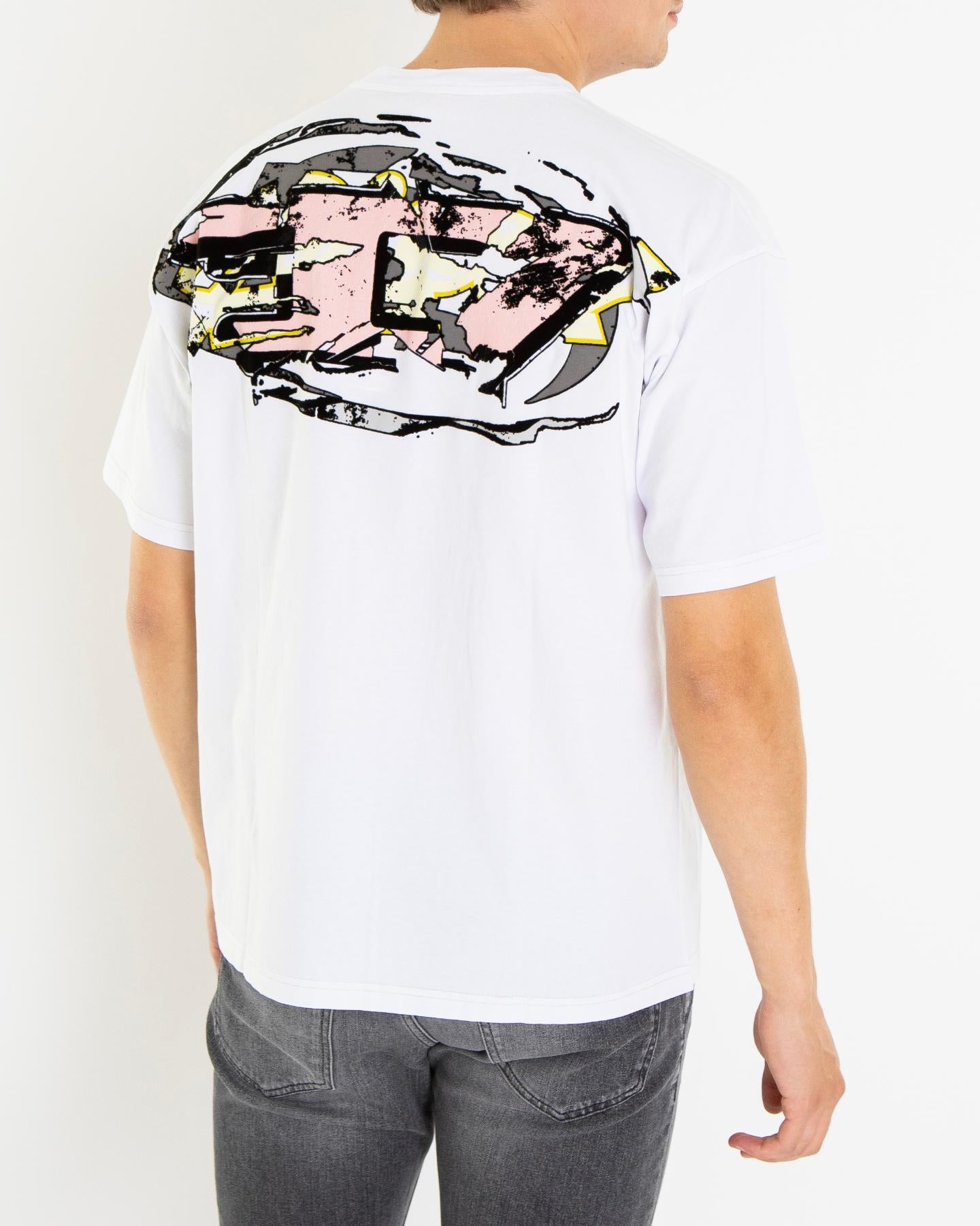 Heren T-Boxt-T24 T-Shirt Wit