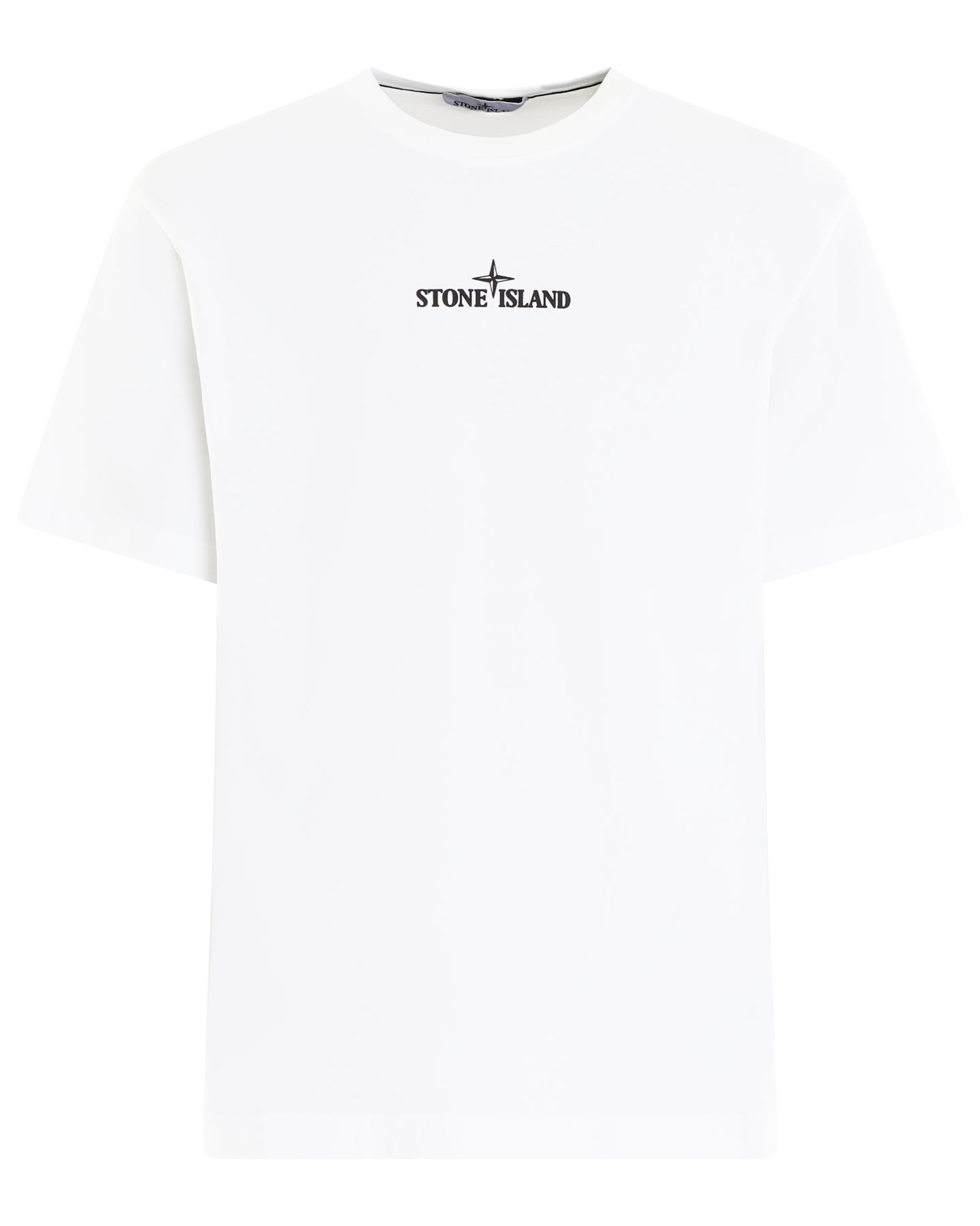 Heren Finger Print T-Shirt Wit