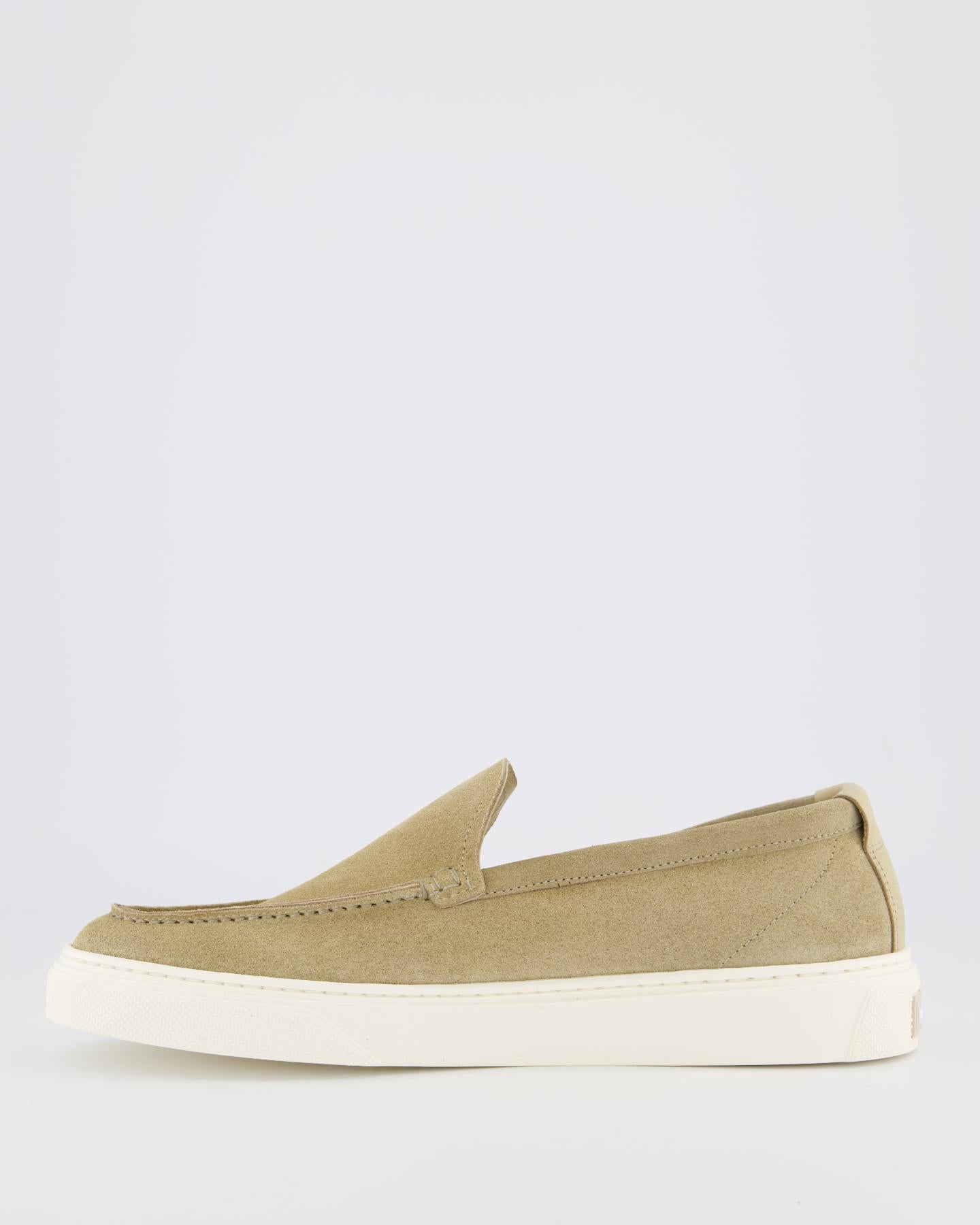 Heren Boat Slip On Loafer Beige