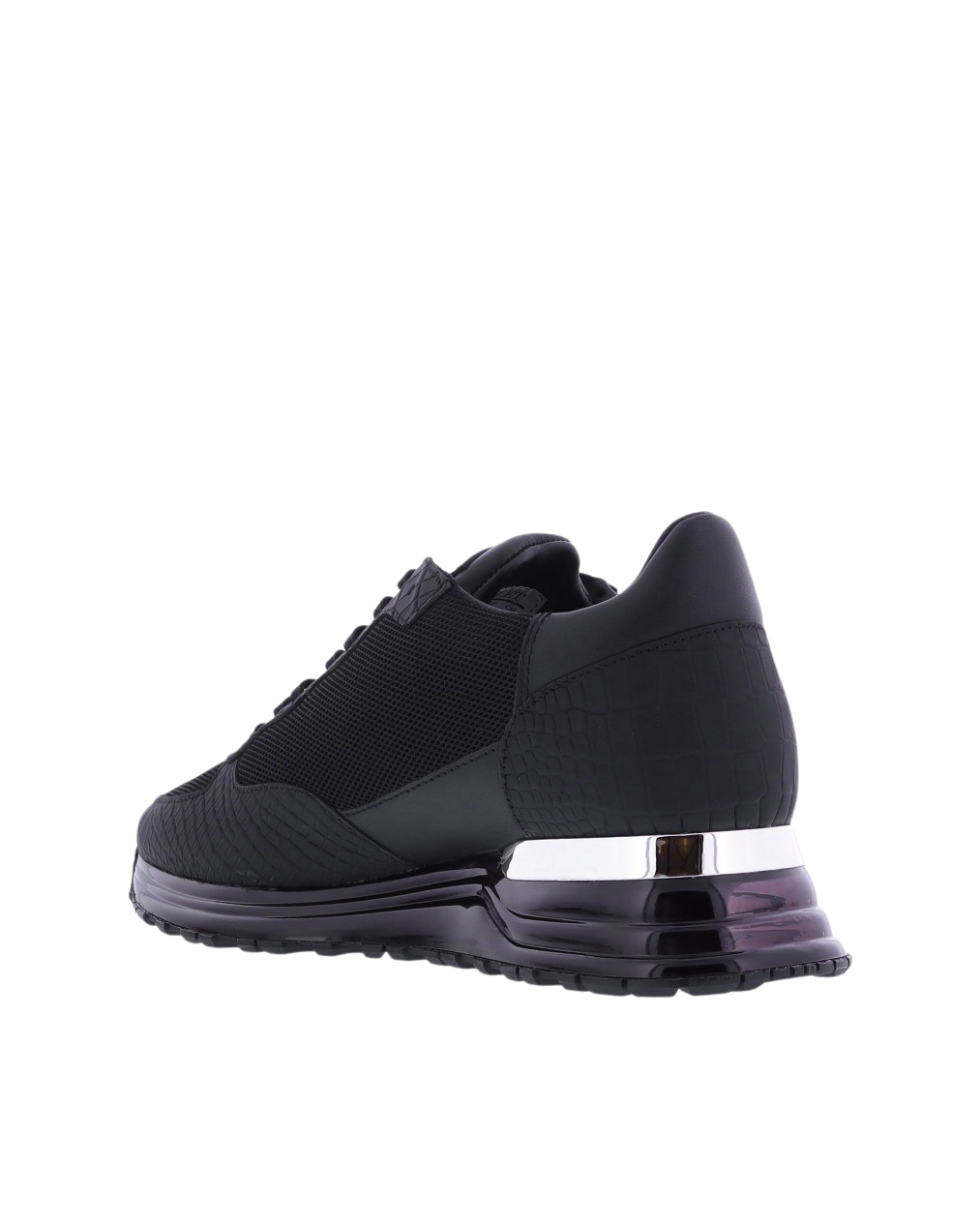 Heren Popham Gas Sneaker Zwart/Zilve