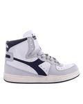 Diadora Dames Mi Basket Used Wit/Grijs sneakers
