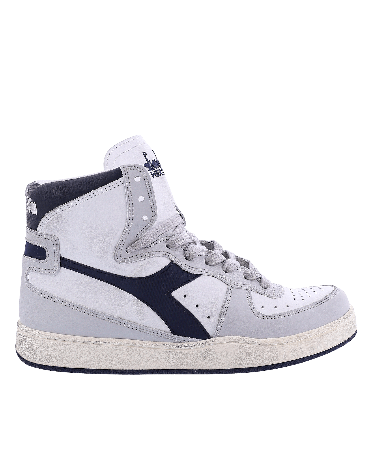 Dames Mi Basket Used Wit/Grijs