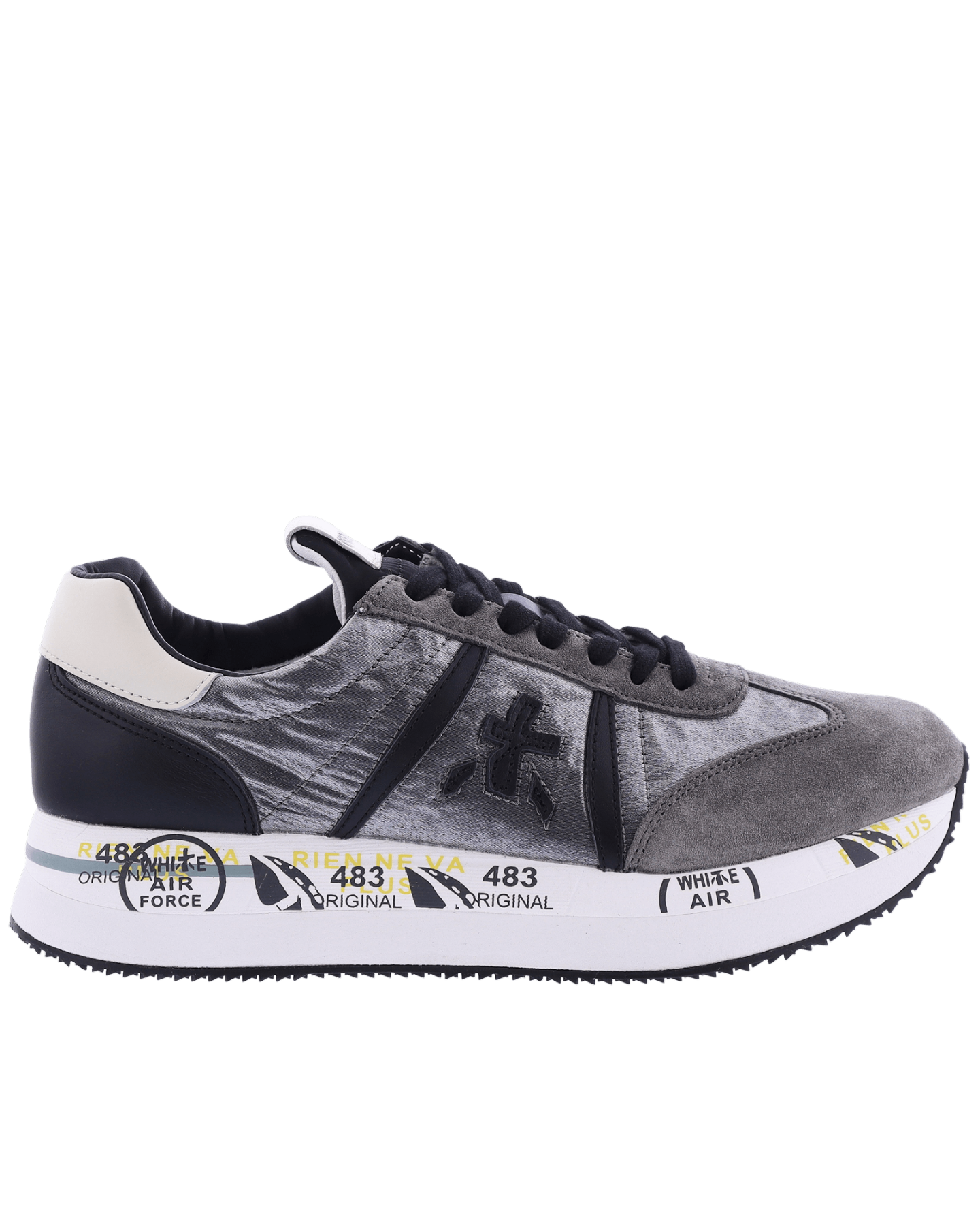 Dames Conny Sneaker Grijs/Zilver