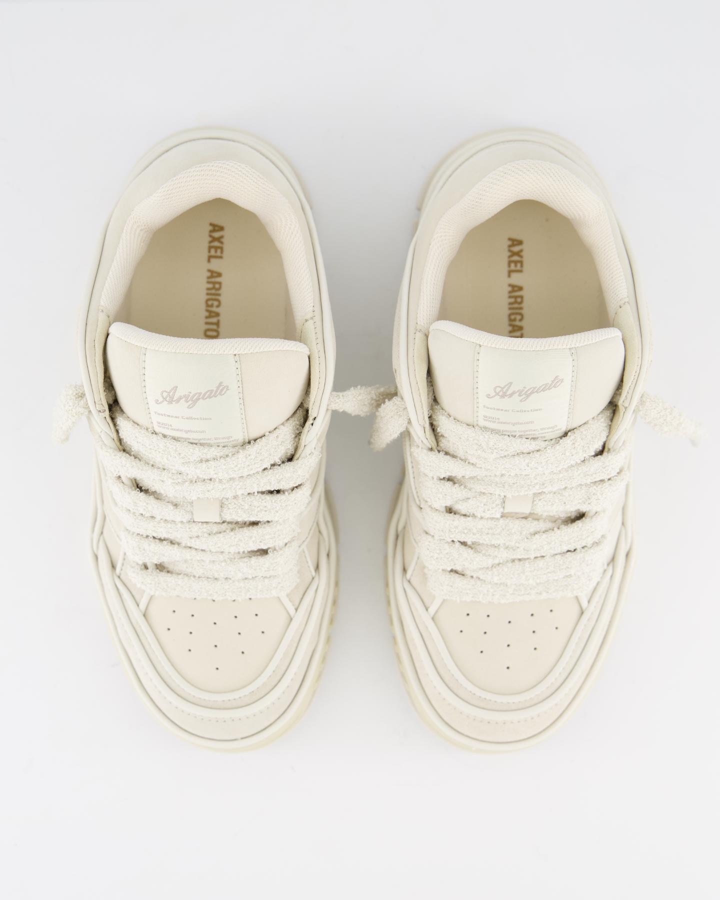 Dames Area Lo Piping Sneaker Beige