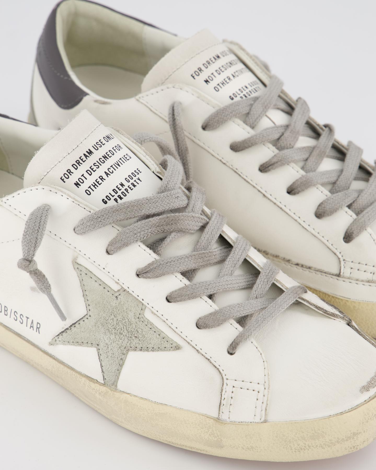 Heren Super Star Sneaker Wit/Grijs