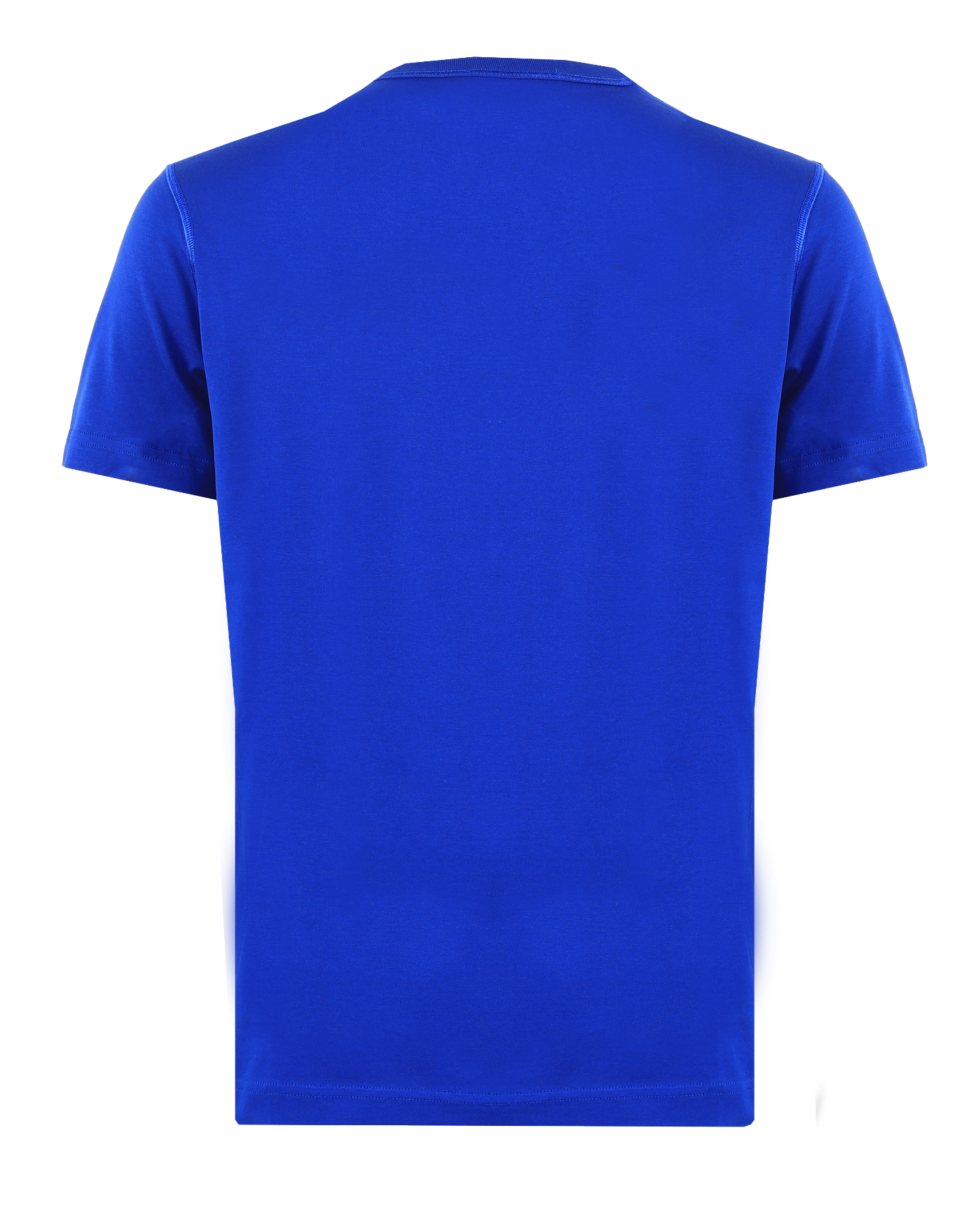 Heren Branded Tag T-Shirt Blauw