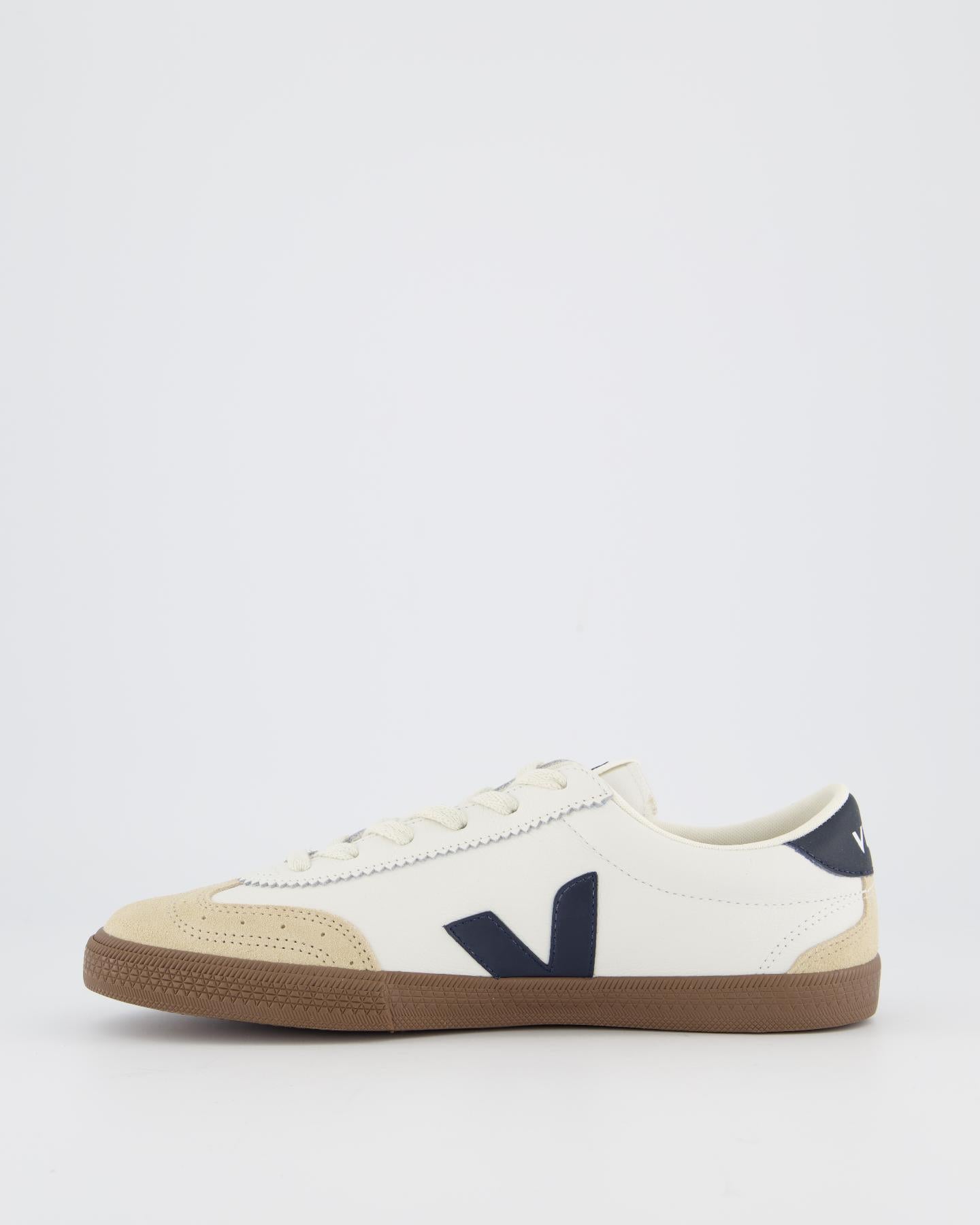 Heren Volley Sneaker Wit/Blauw