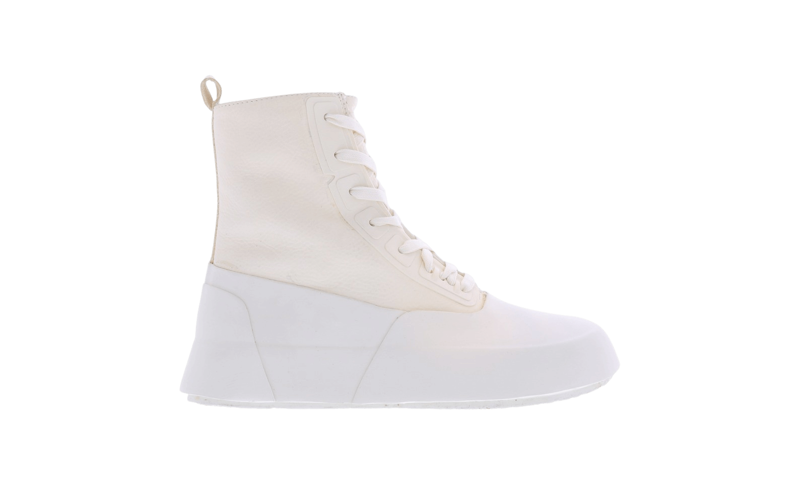 Heren Leather Mix Hi-Top Sneaker Off