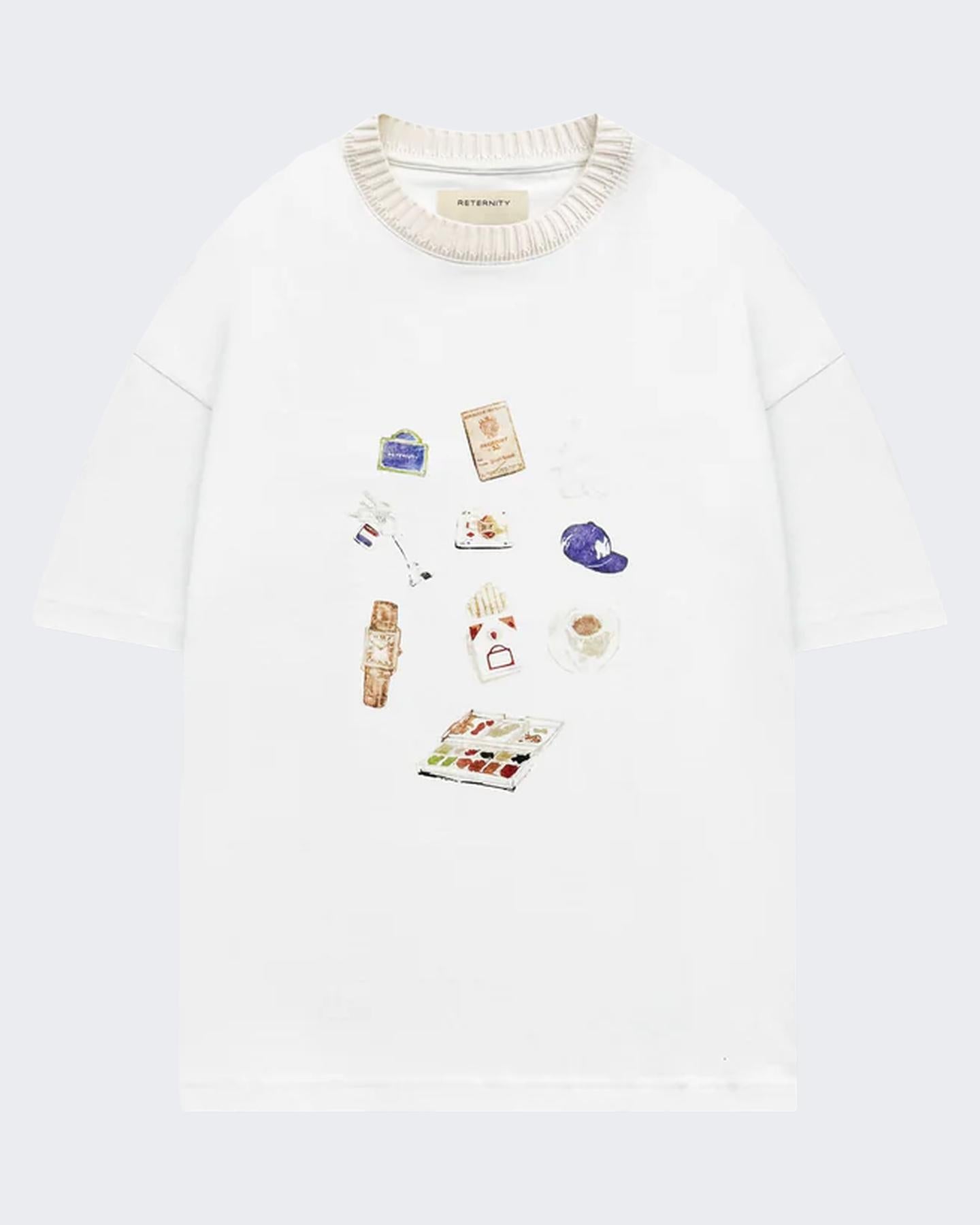 Heren L?Icône T-Shirt Wit