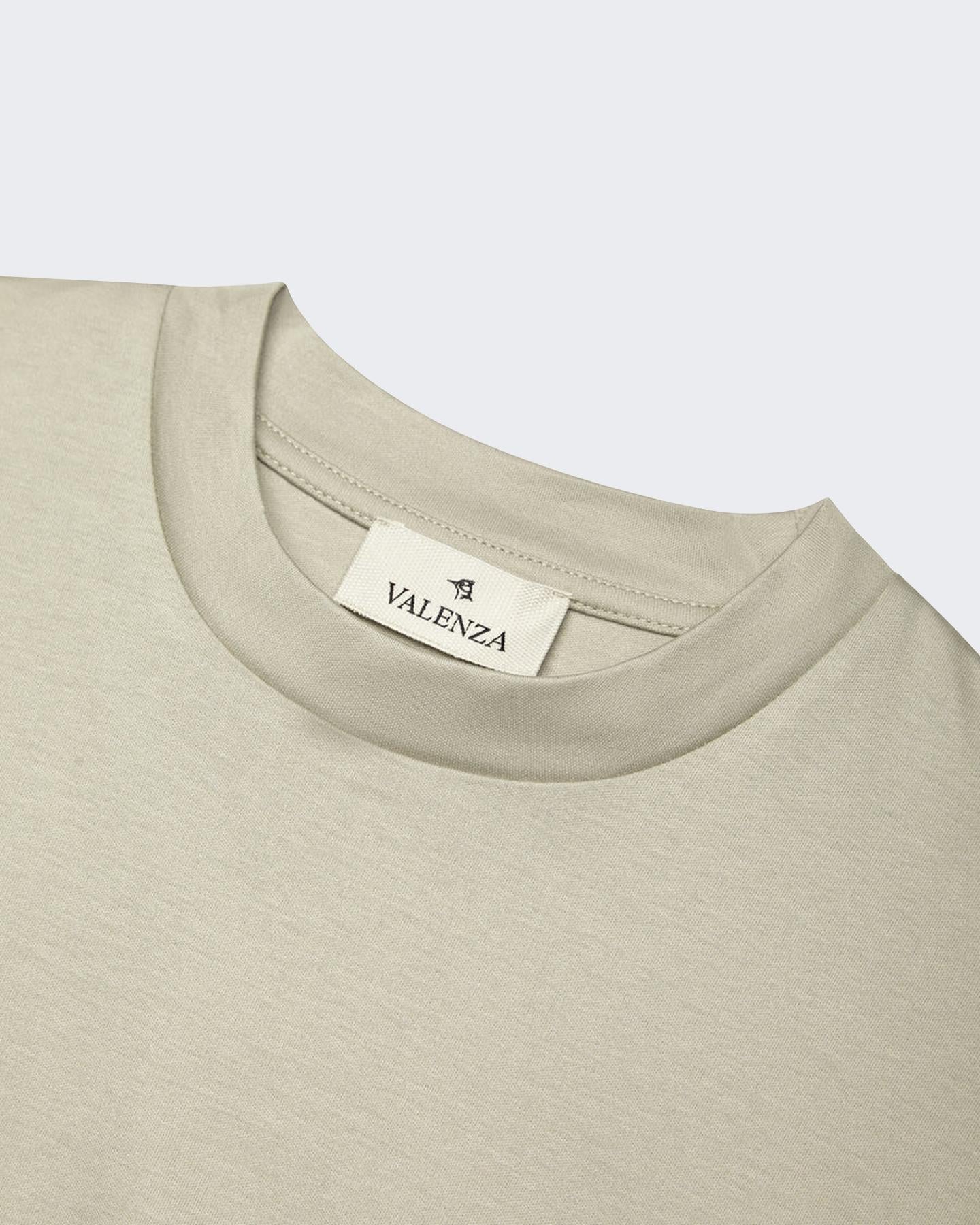 VALENZA Heren Interlock Supima T-Shirt Groen