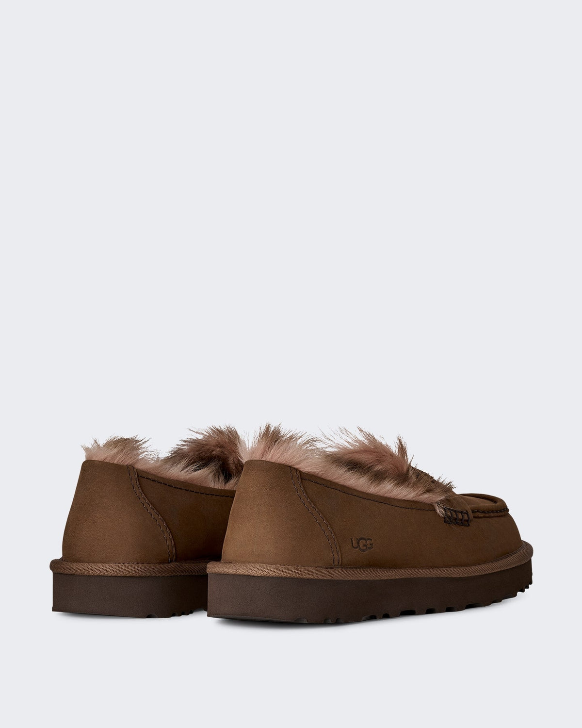 UGG Dames Loafer van nubuck leer in donker Beige - Eleganza.nl