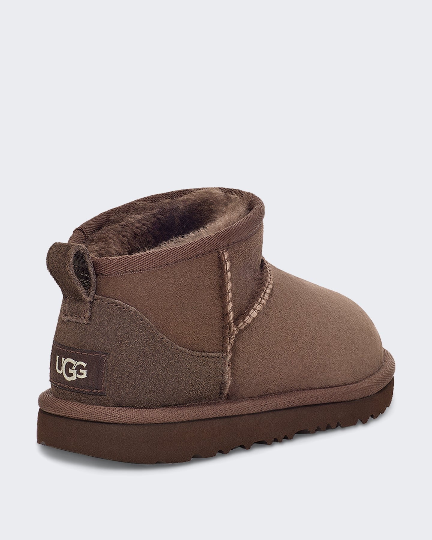 UGG Kids Classic Ultra Mini korte laars Roodbruin - Eleganza.nl