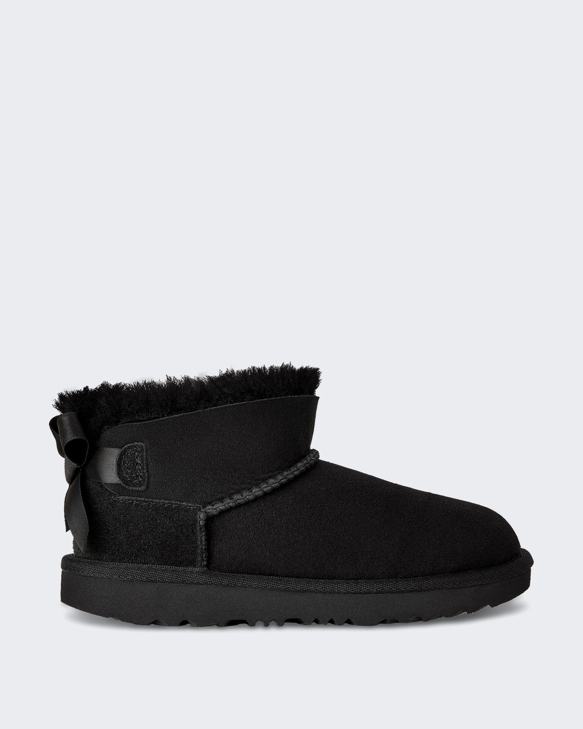 UGG Kids Ultra mini laarzen met strikdetail Zwart - Eleganza.nl