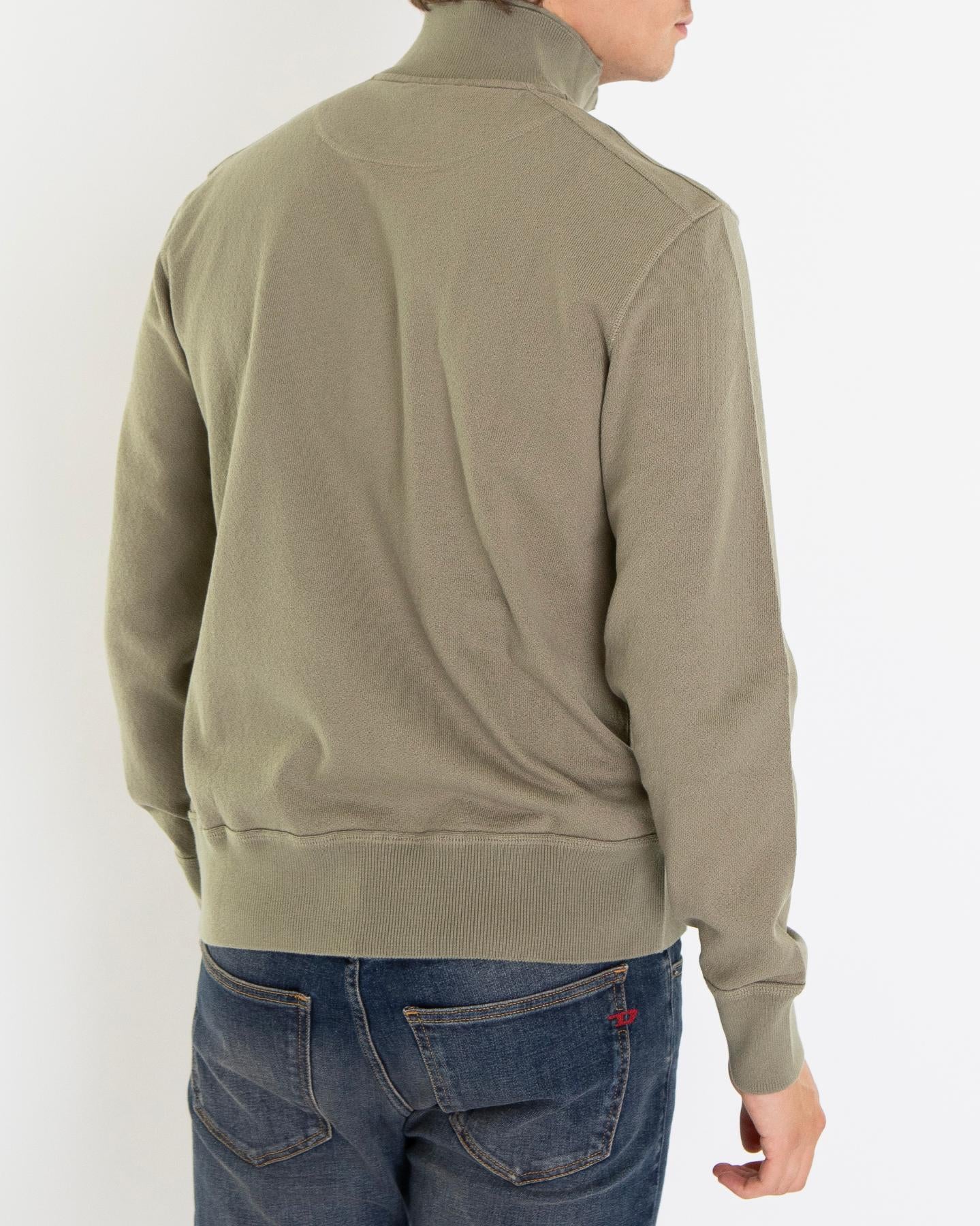 Heren Lenard Half Zip Groen