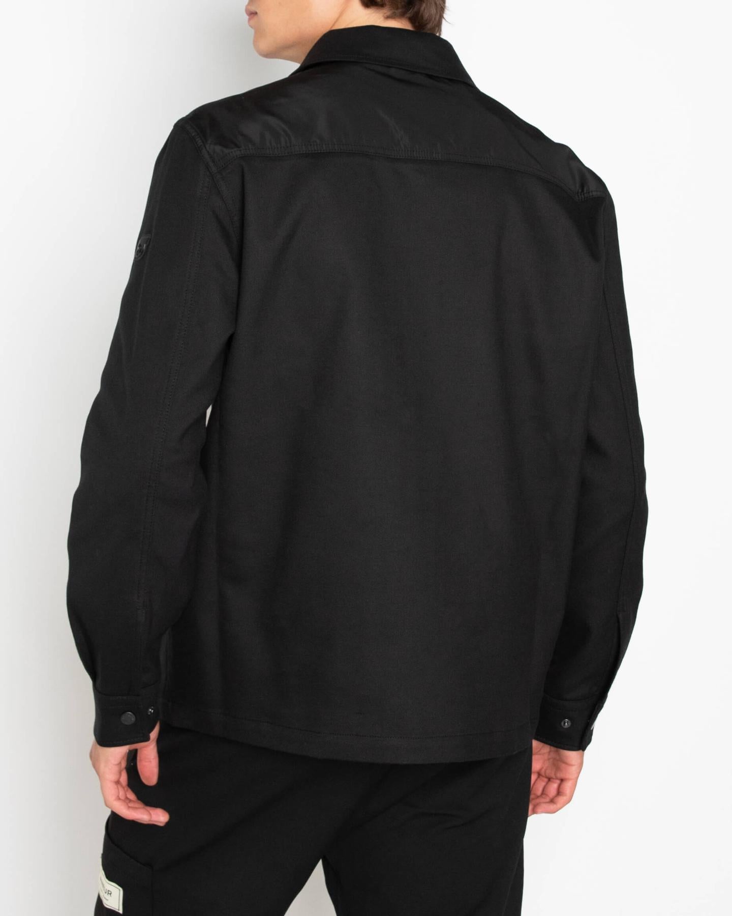 Heren Waver Overshirt Zwart