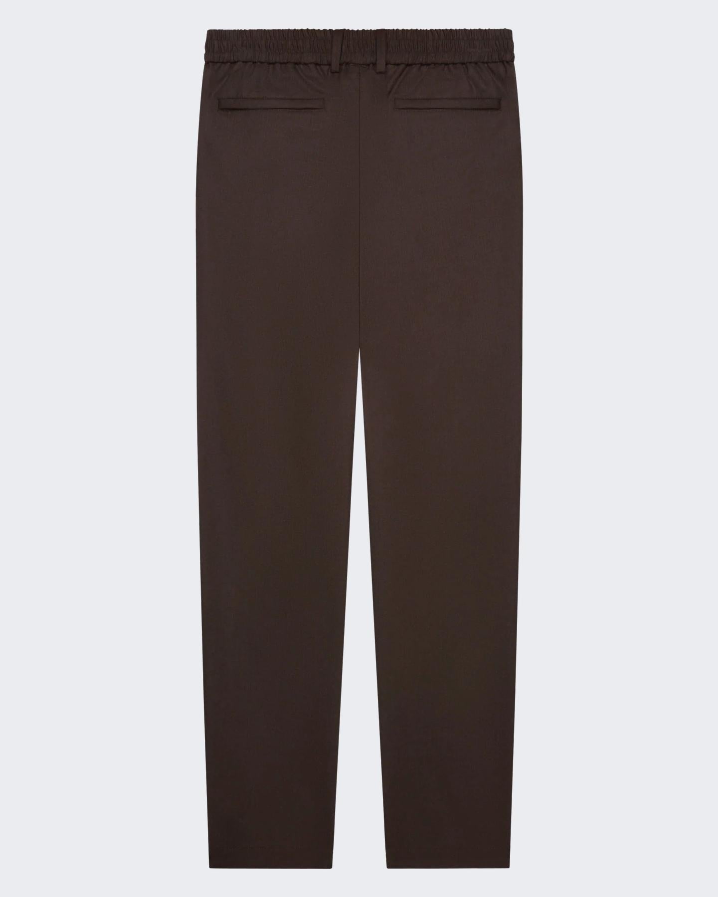 VALENZA Heren Flannel Stretch Tapered Trouse - Eleganza.nl
