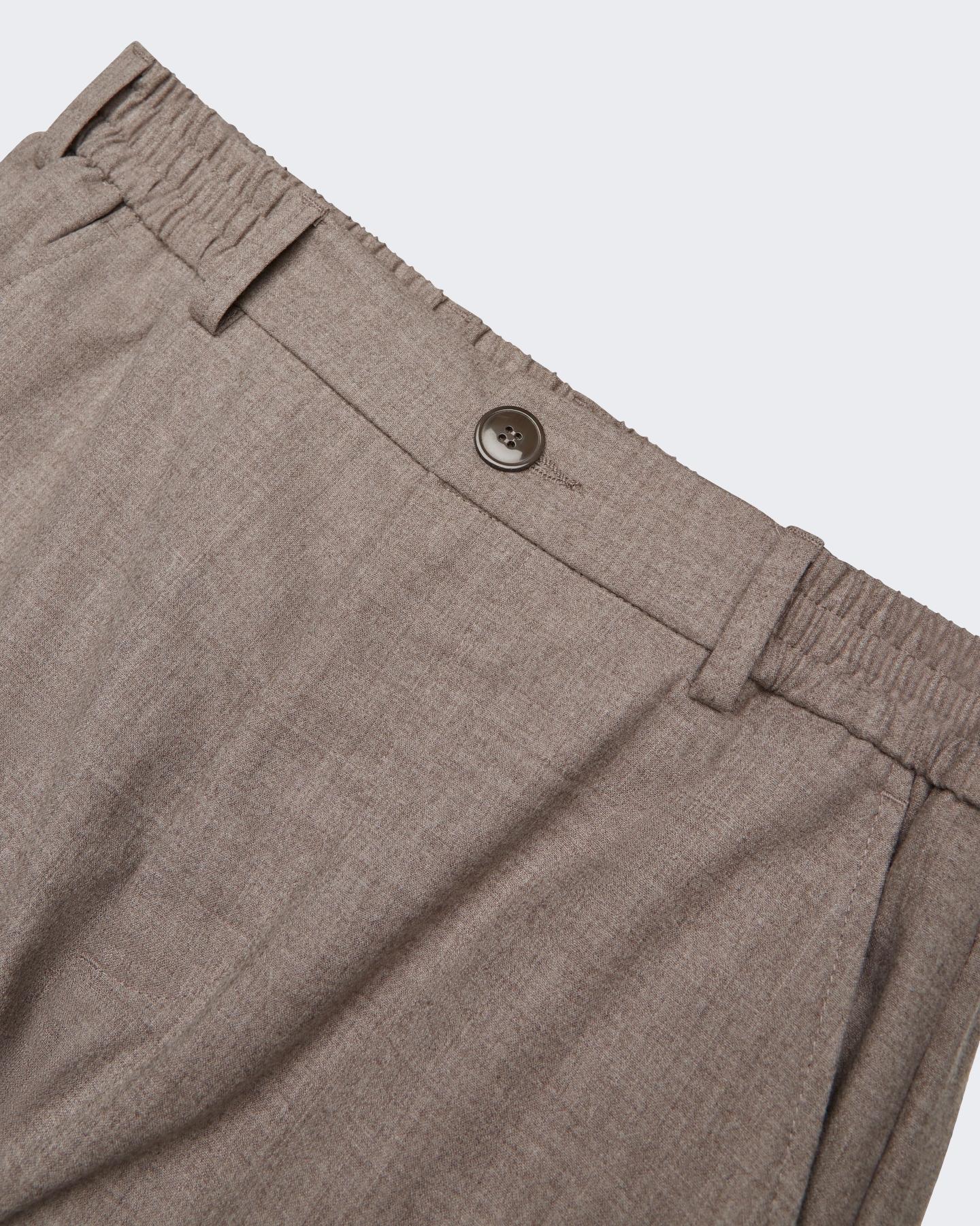 VALENZA Heren Flannel Stretch Tapered Trouse - Eleganza.nl