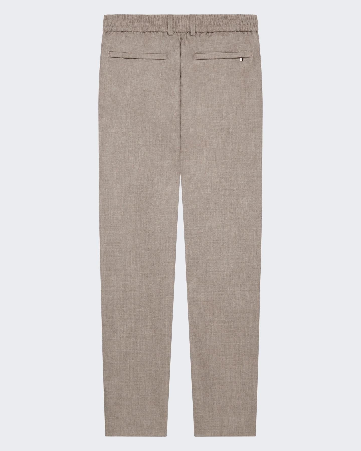 VALENZA Heren Flannel Stretch Tapered Trouse - Eleganza.nl