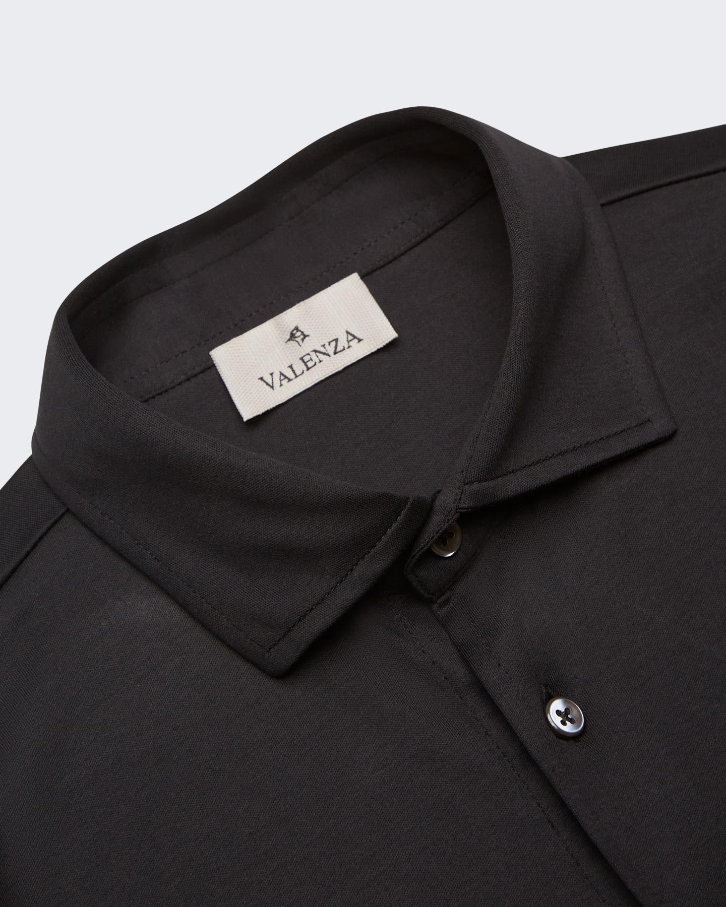 VALENZA Heren Interlock Supima Shirt L/S - Eleganza.nl
