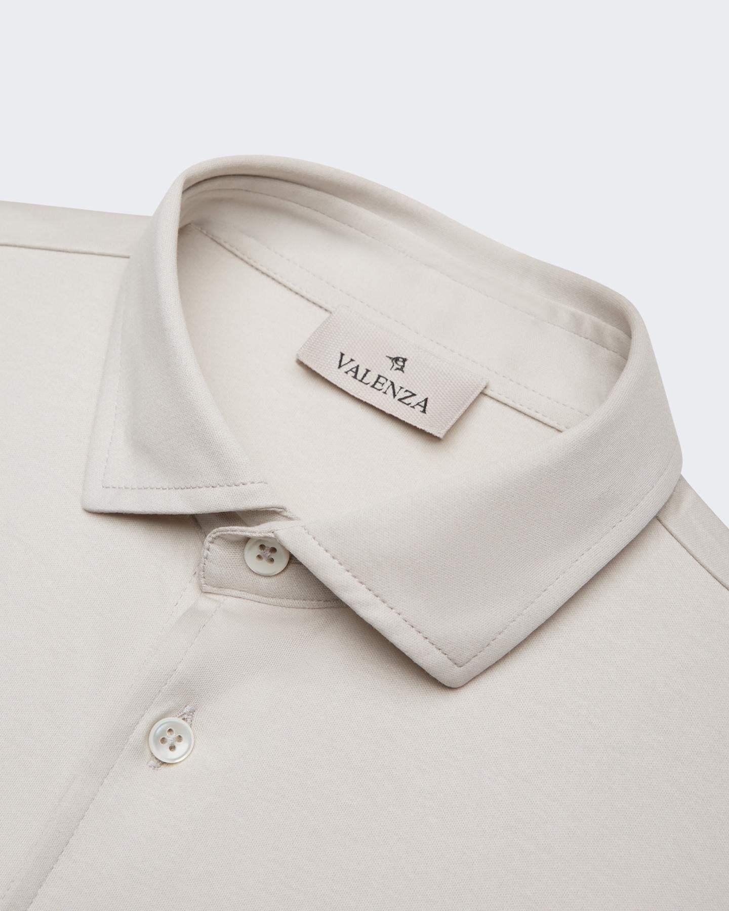 VALENZA Heren Interlock Supima Shirt L/S - Eleganza.nl