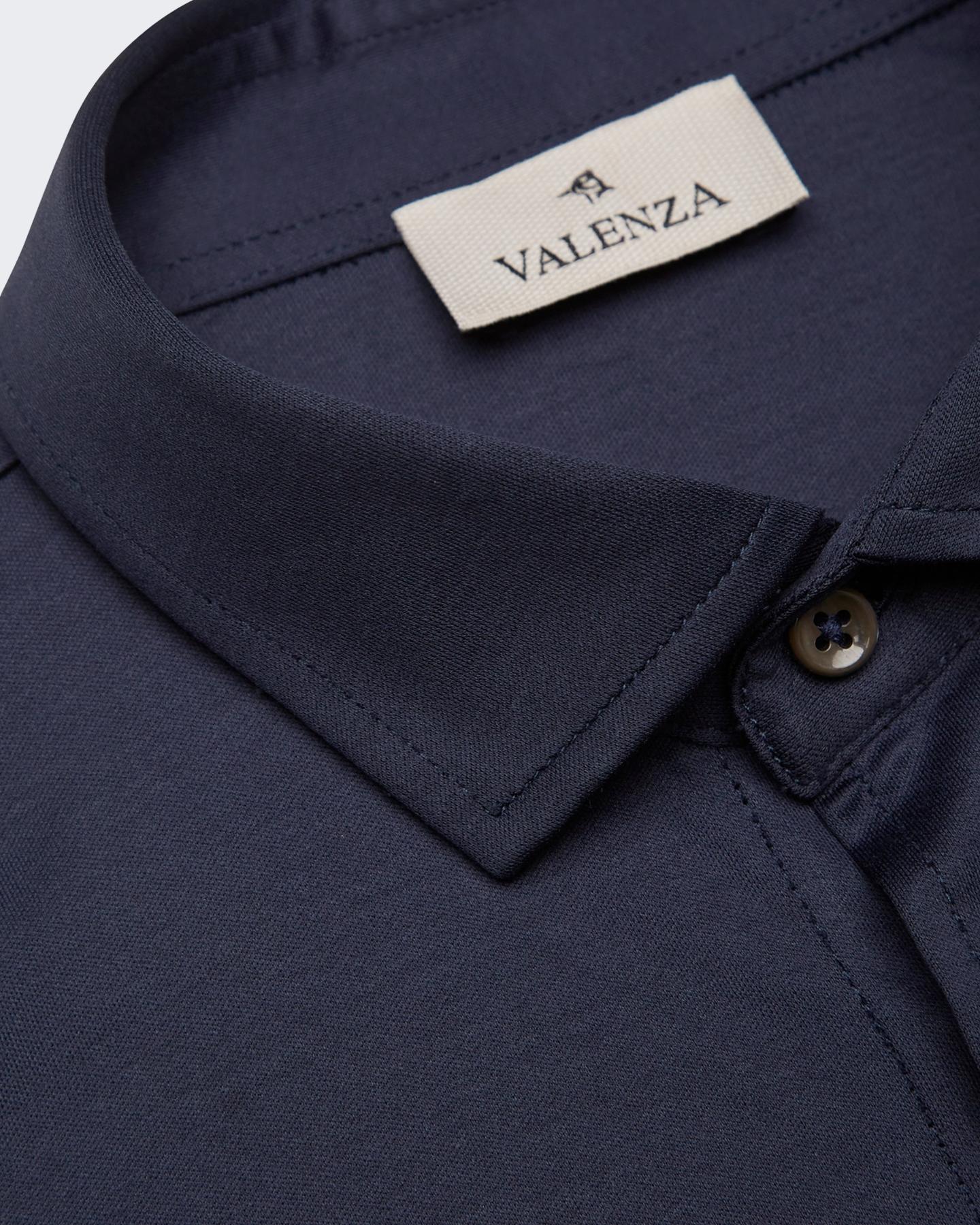 VALENZA Heren Interlock Supima Shirt L/S - Eleganza.nl