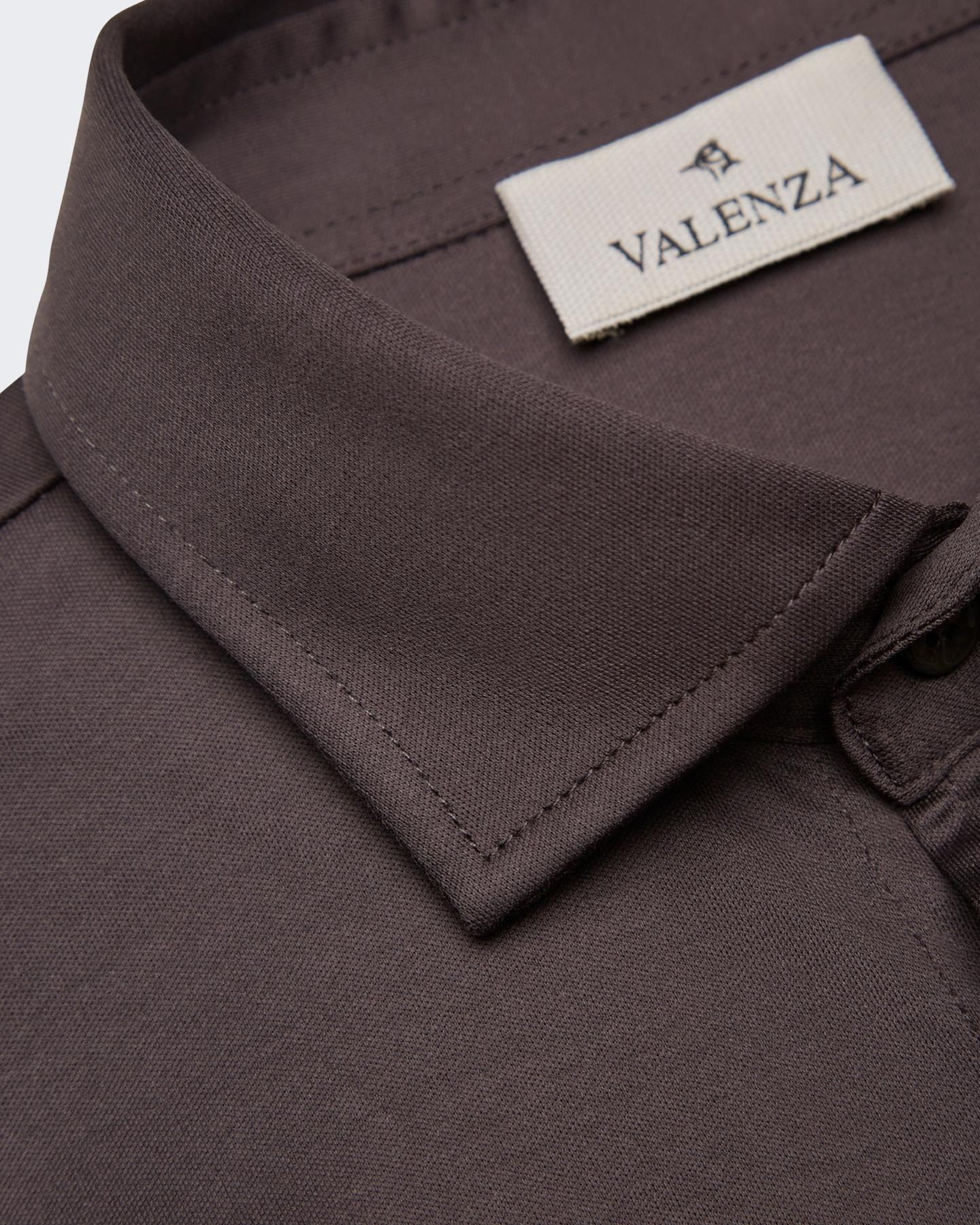 VALENZA Heren Interlock Supima Shirt L/S - Eleganza.nl
