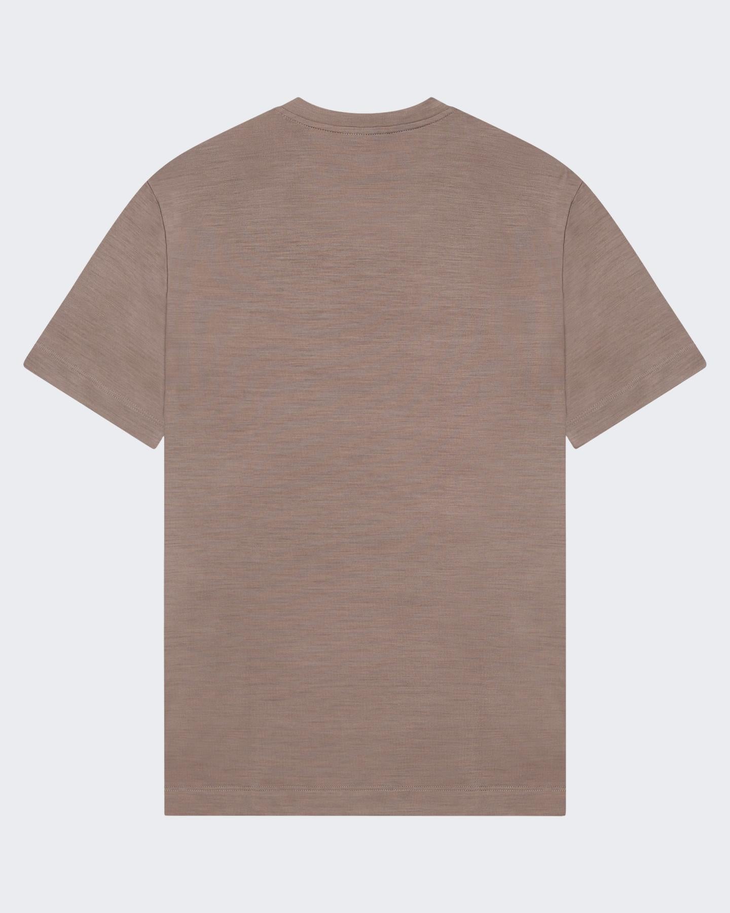 VALENZA Heren Merino T-Shirt Crew Neck - Eleganza.nl