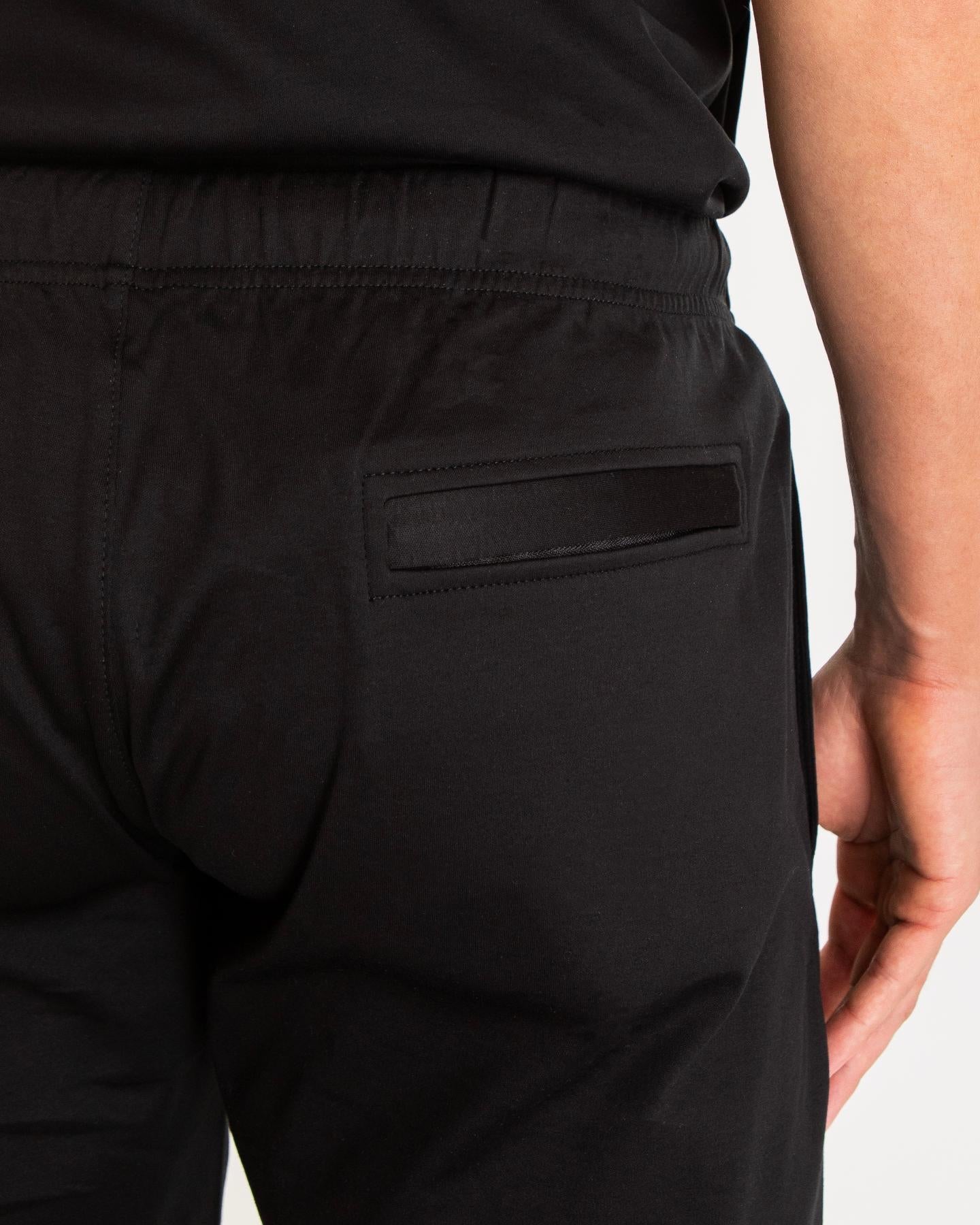 VALENZA Heren Supima Sport Short Zwart - Eleganza.nl