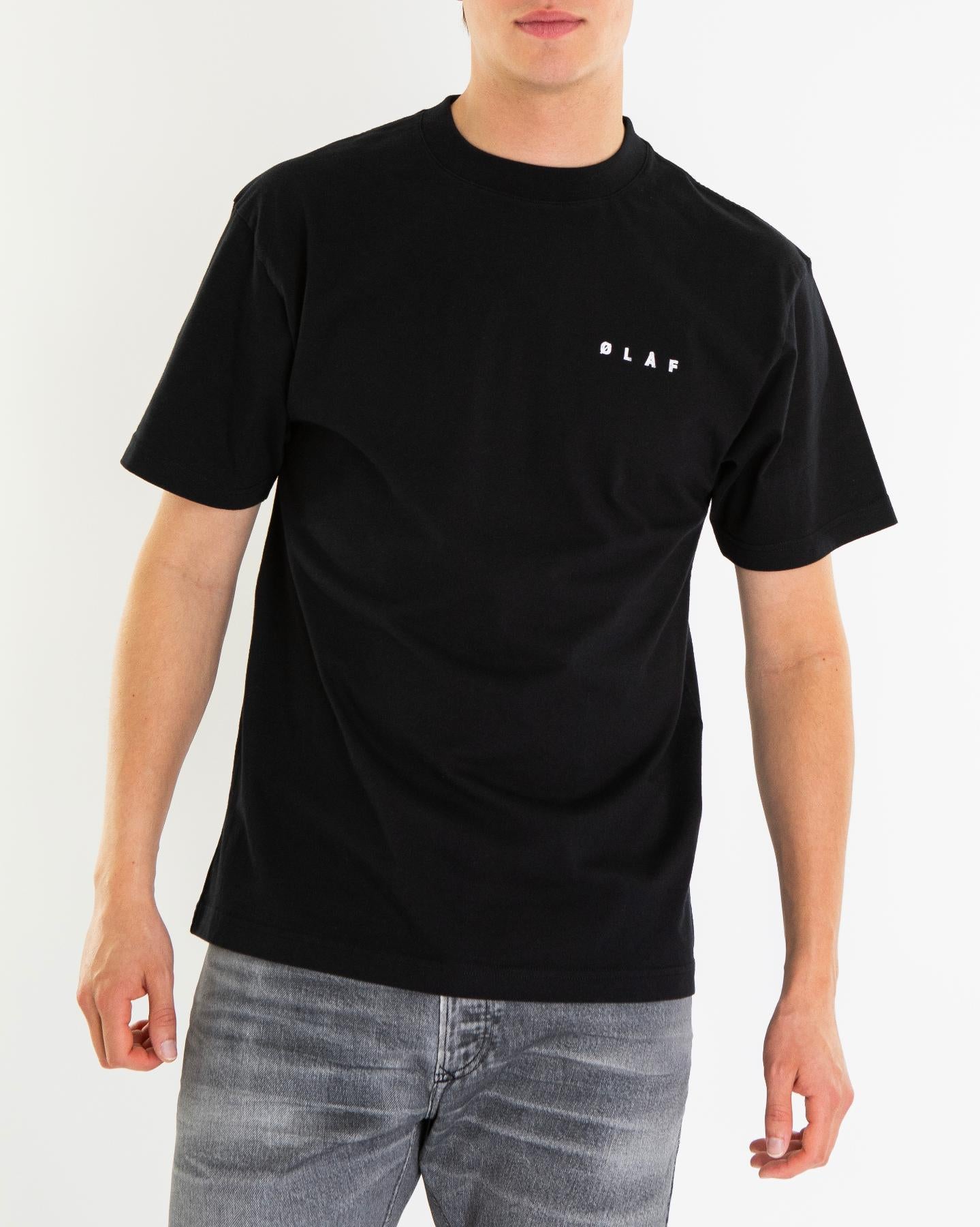 Heren Ink Logo T-Shirt Zwart