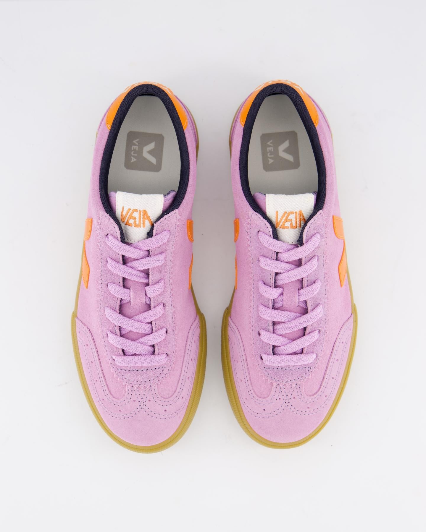 Veja Dames Volley Suede Sneaker Blauw - Eleganza.nl